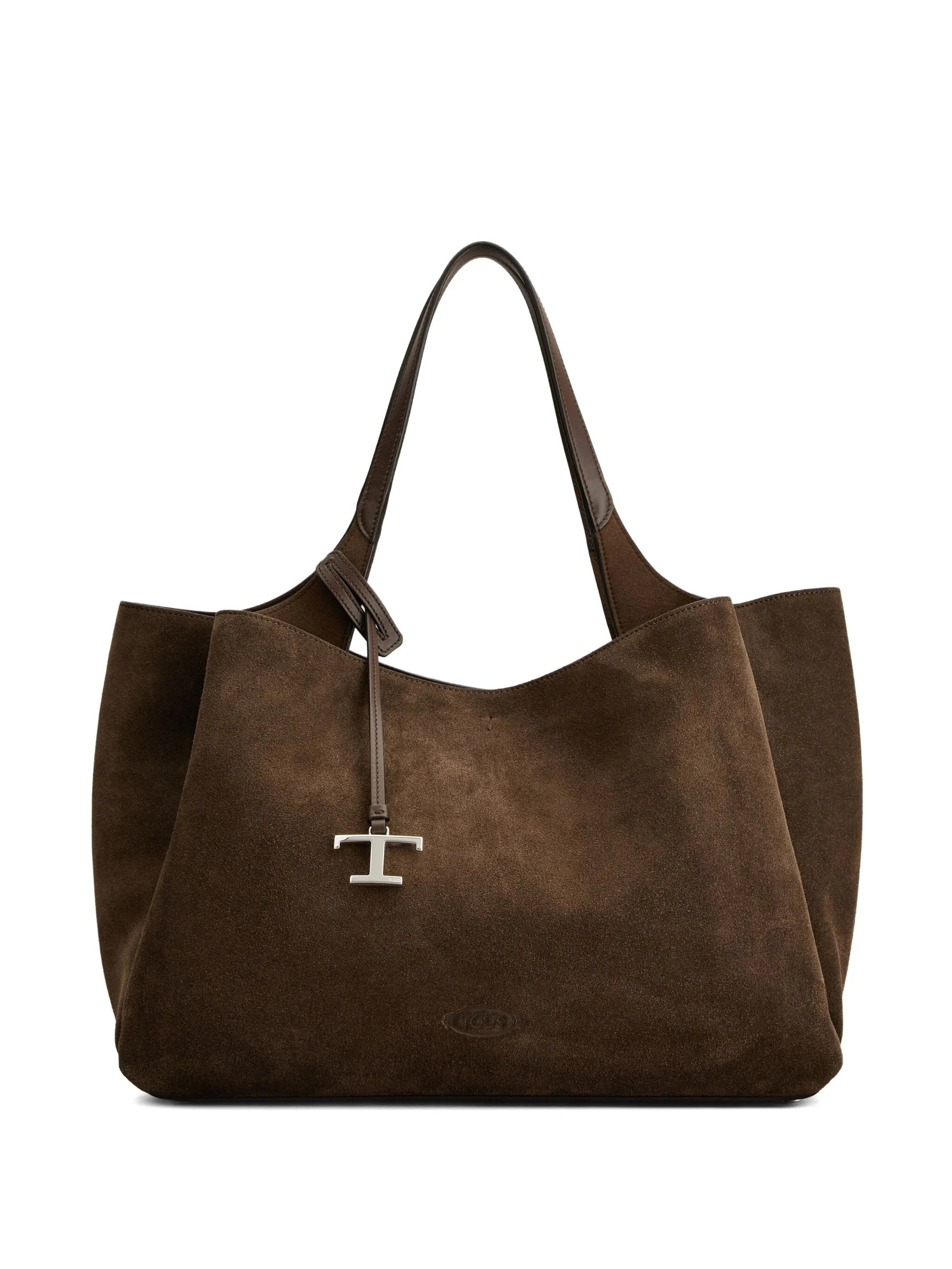 Tod's Medium Suede Tote Bag - 1