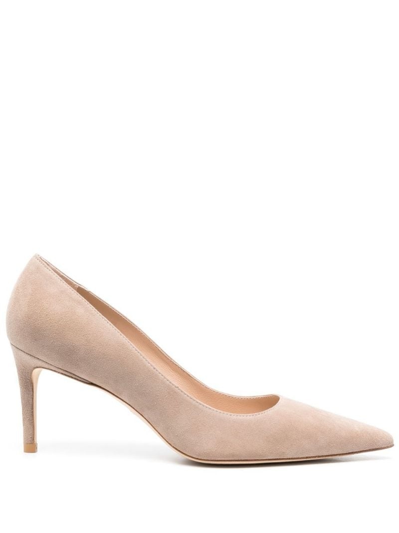 pointed-toe 75mm suede pumps - 1