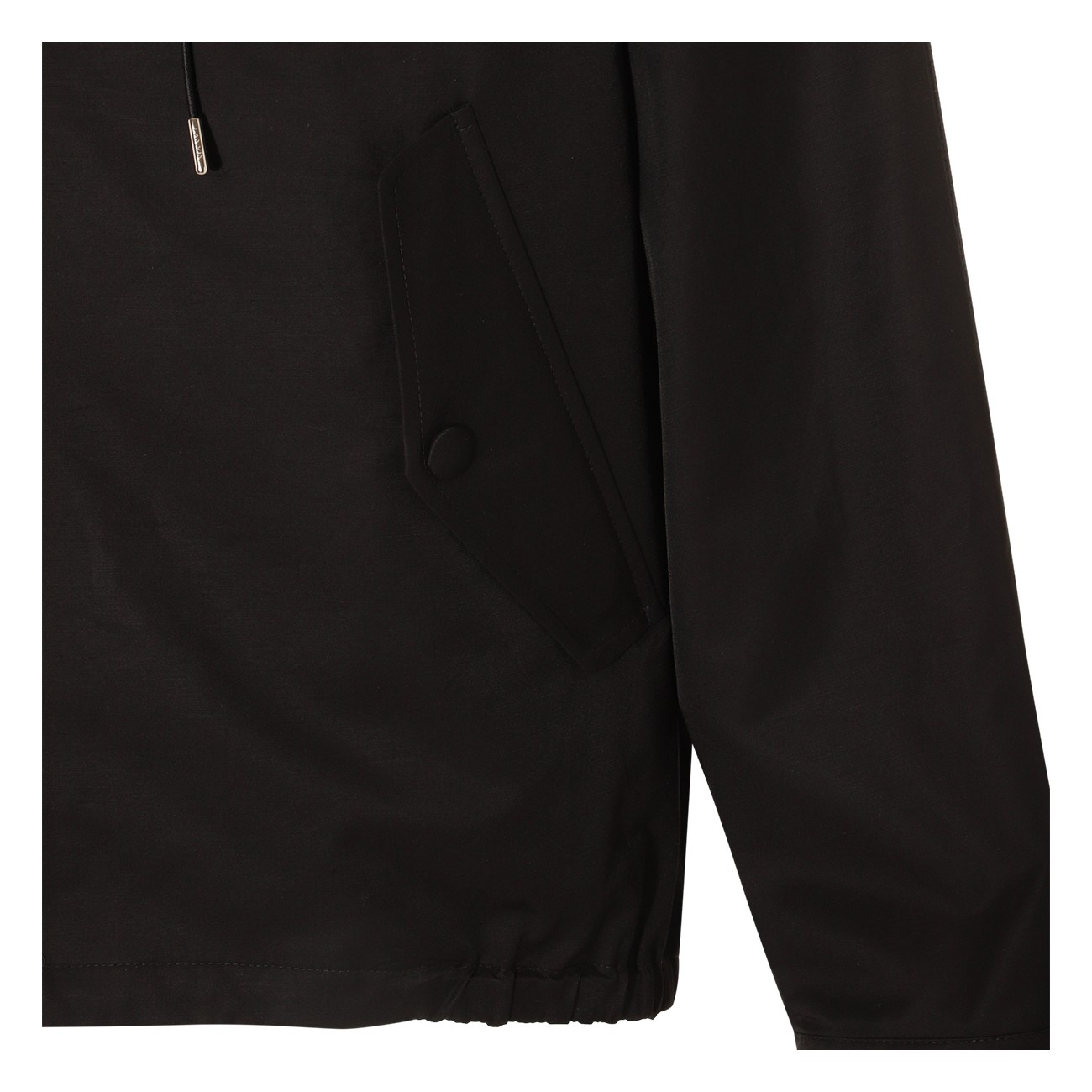 black cotton casual jacket - 3
