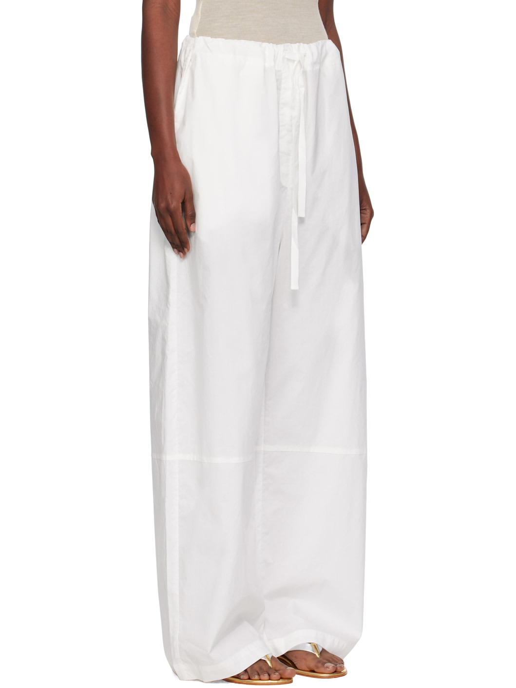 White Elemental Uma Trousers - 2