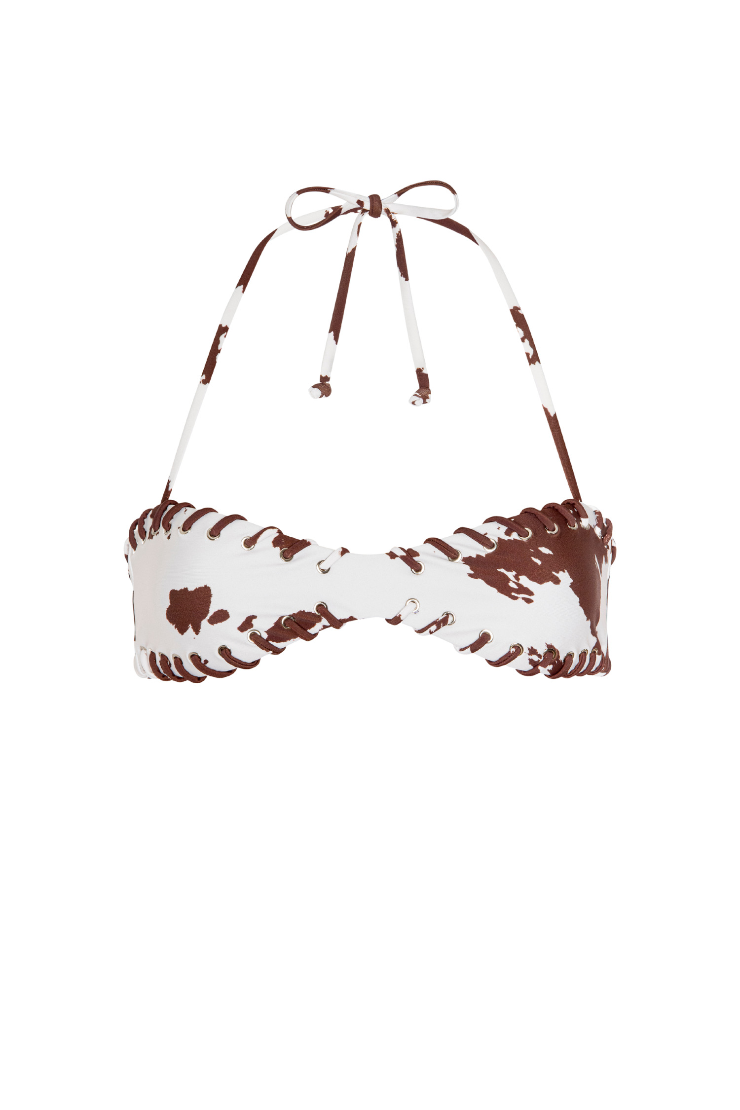 RIO BIKINI TOP - COW PRINT - 2