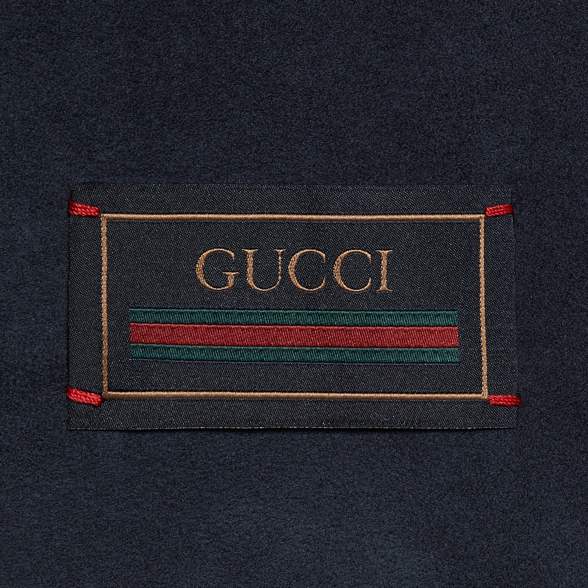 Smooth coat with Gucci Web label - 4