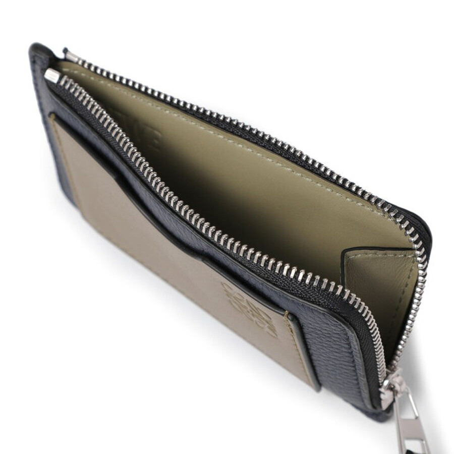 Loewe Coin Cardholder - Abyss Blue/Olive - 2