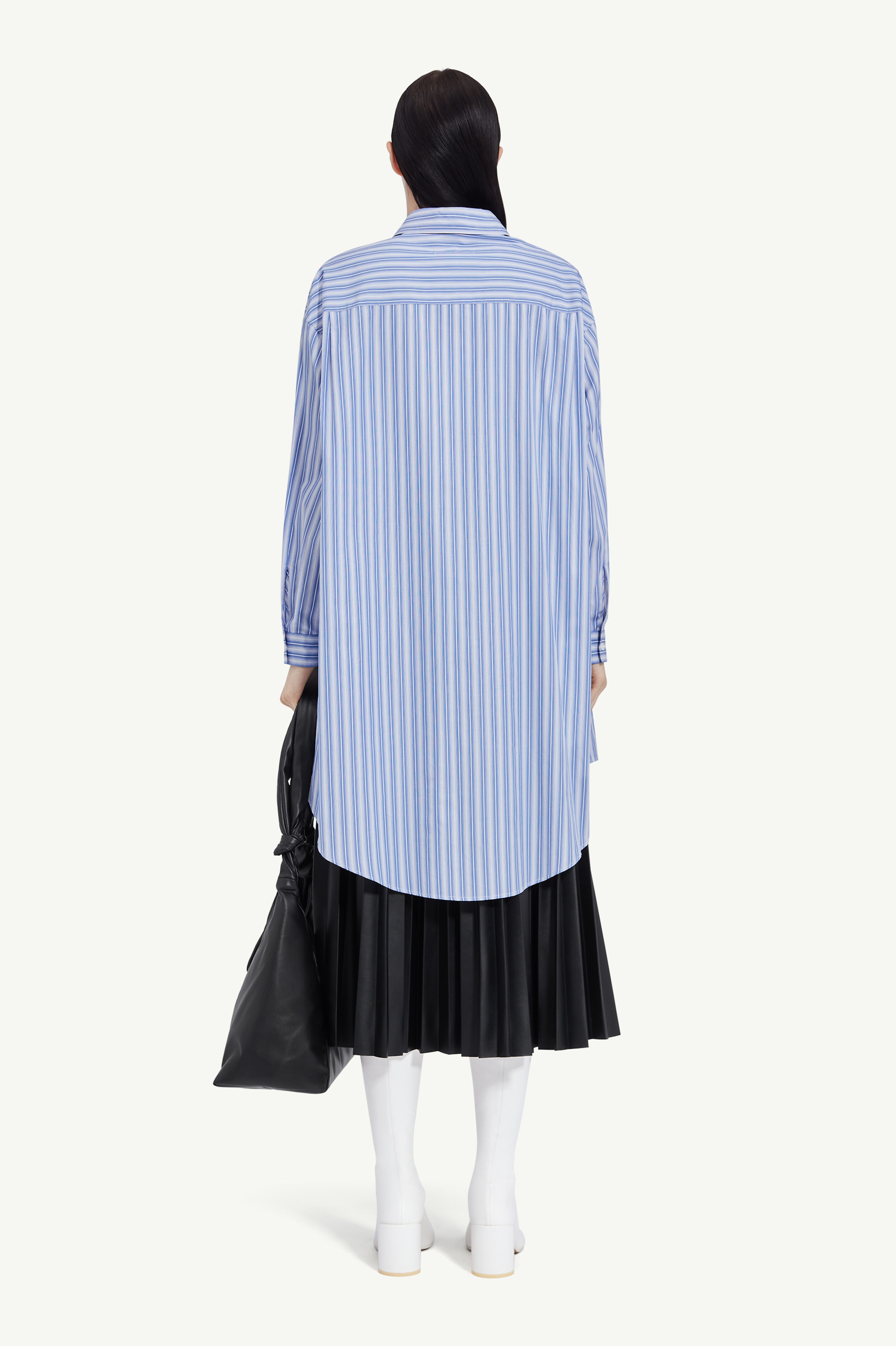 Striped shirt dress - 4
