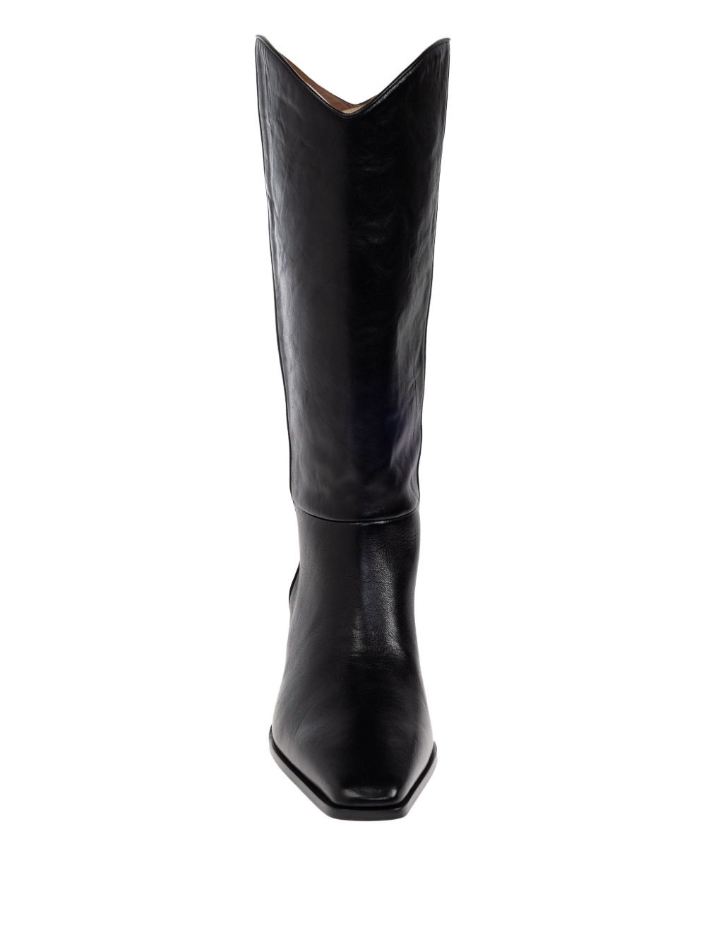 50mm Bettina leather pointed-toe boots - 3