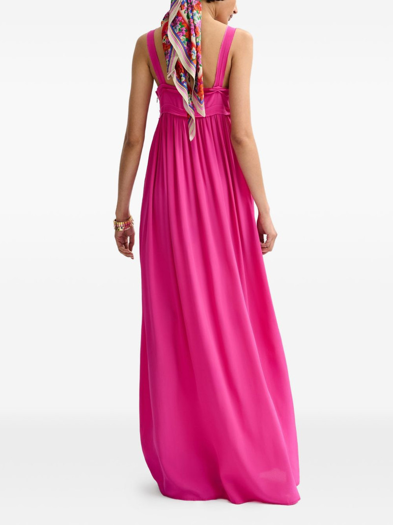 V-neck maxi dress 3
