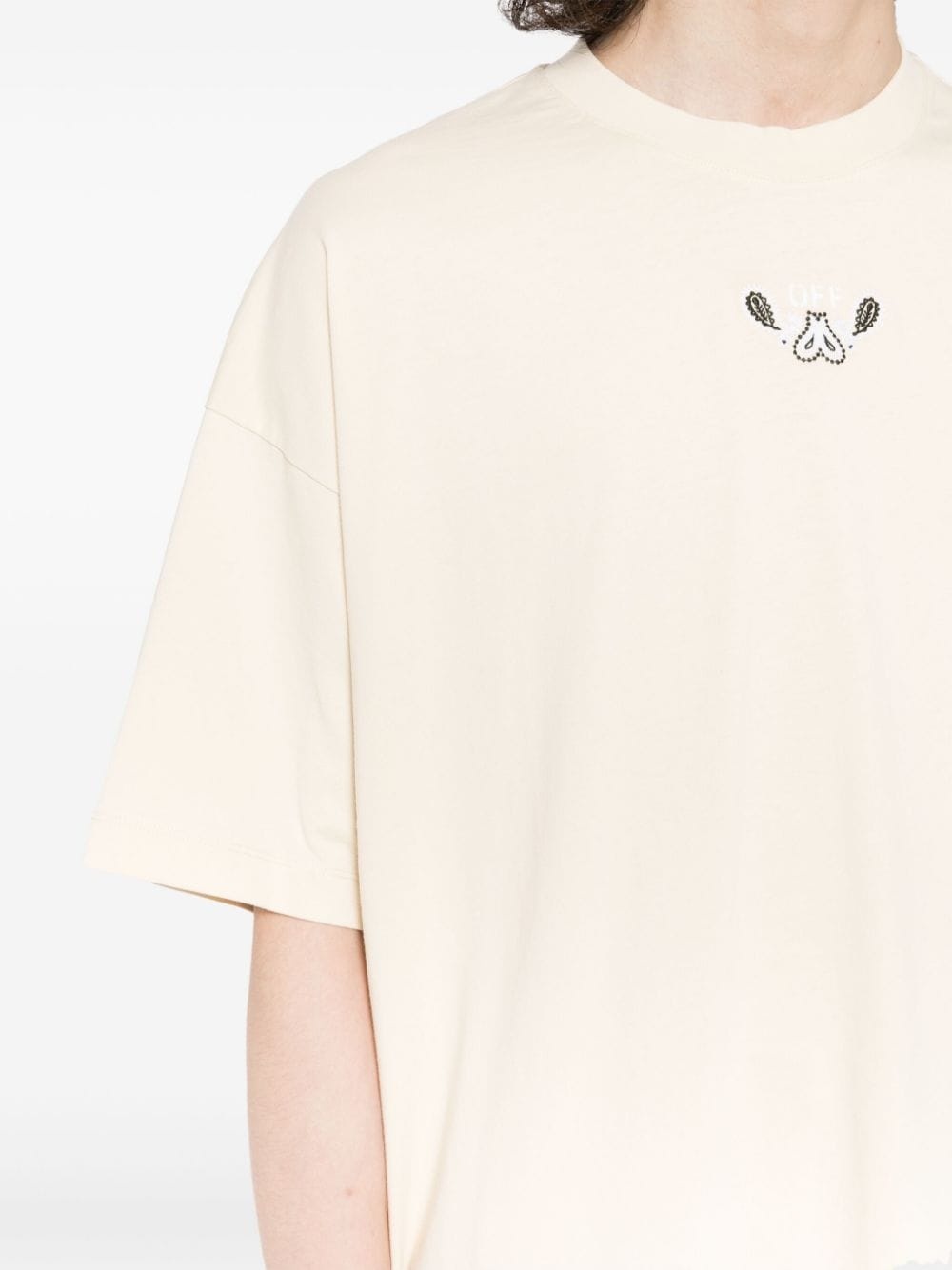 Bandana Half Arrow cotton T-shirt - 5