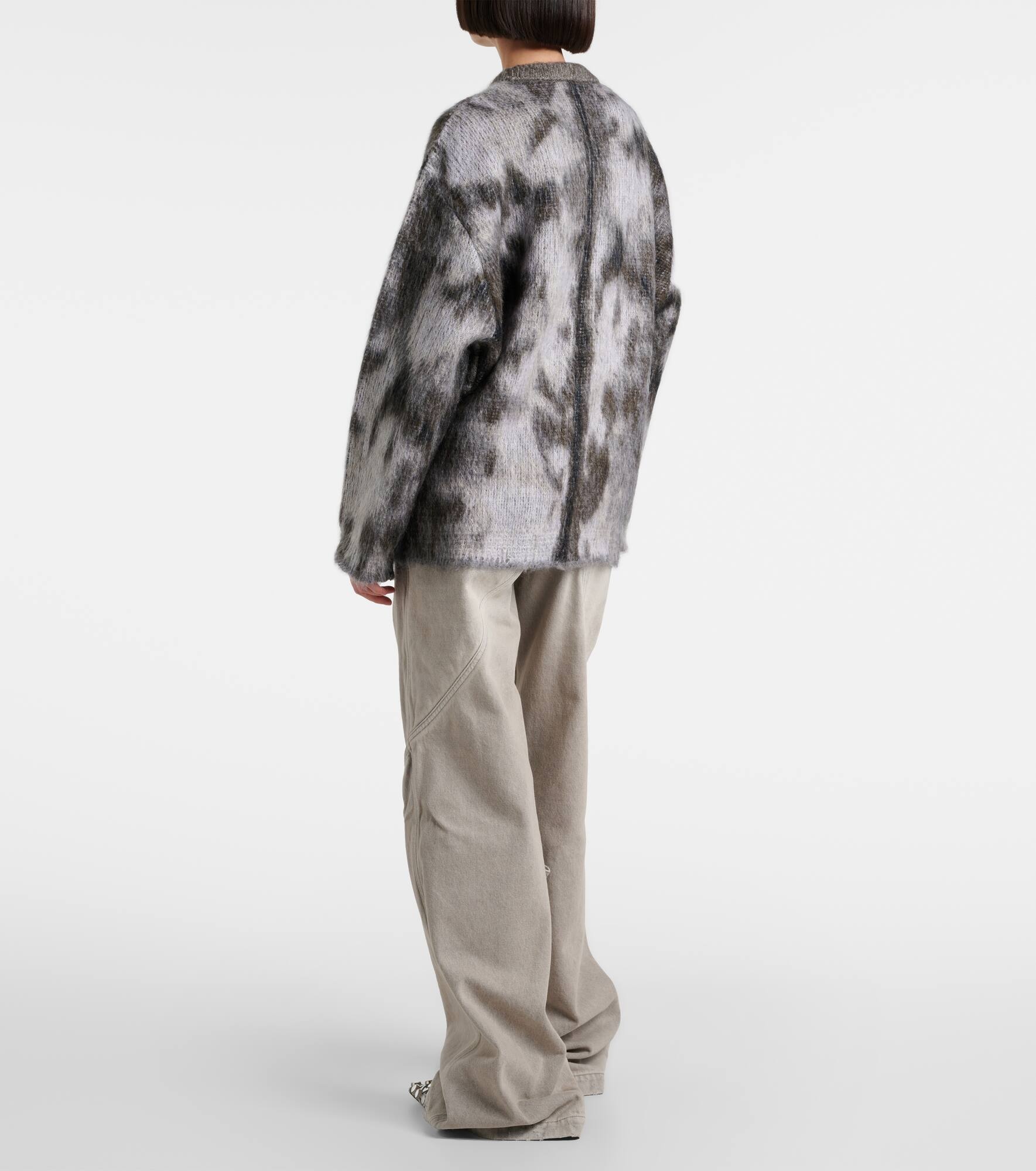 Leopard-print jacquard sweater - 3