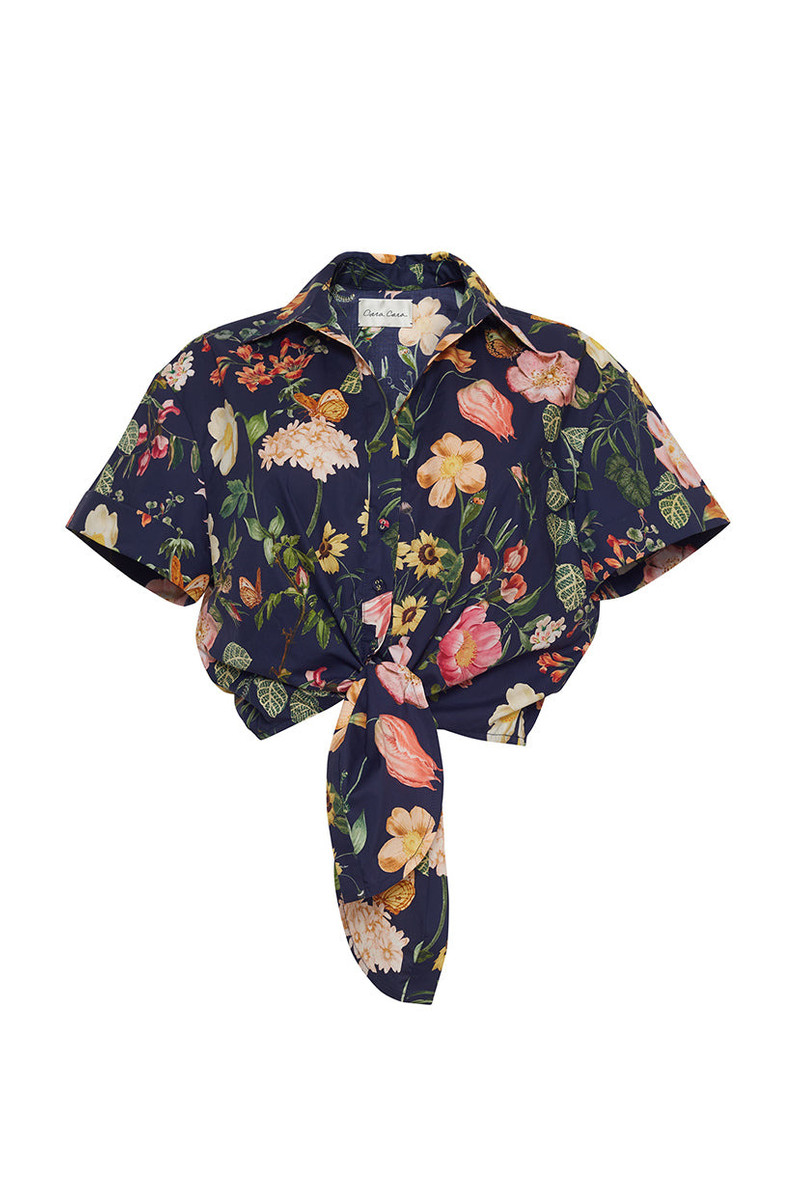 Asbury Top A Classic Silhouette Adorned With A Floral Print 1