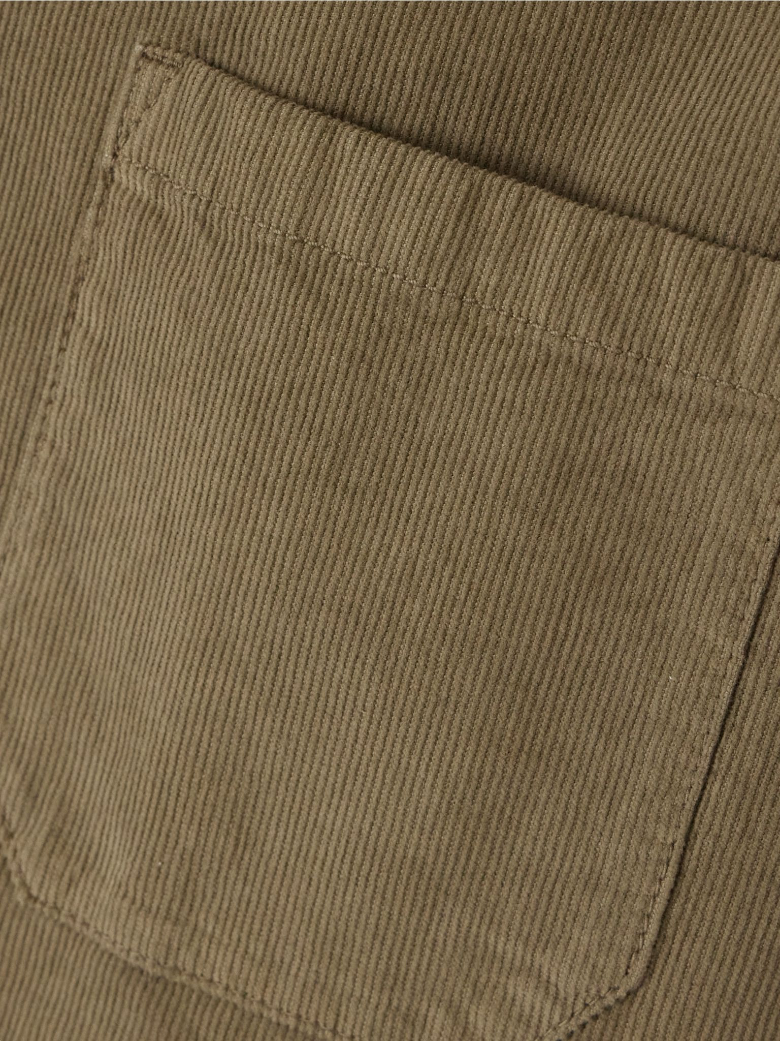 Idro oversized cotton-blend corduroy shirt Green - 5