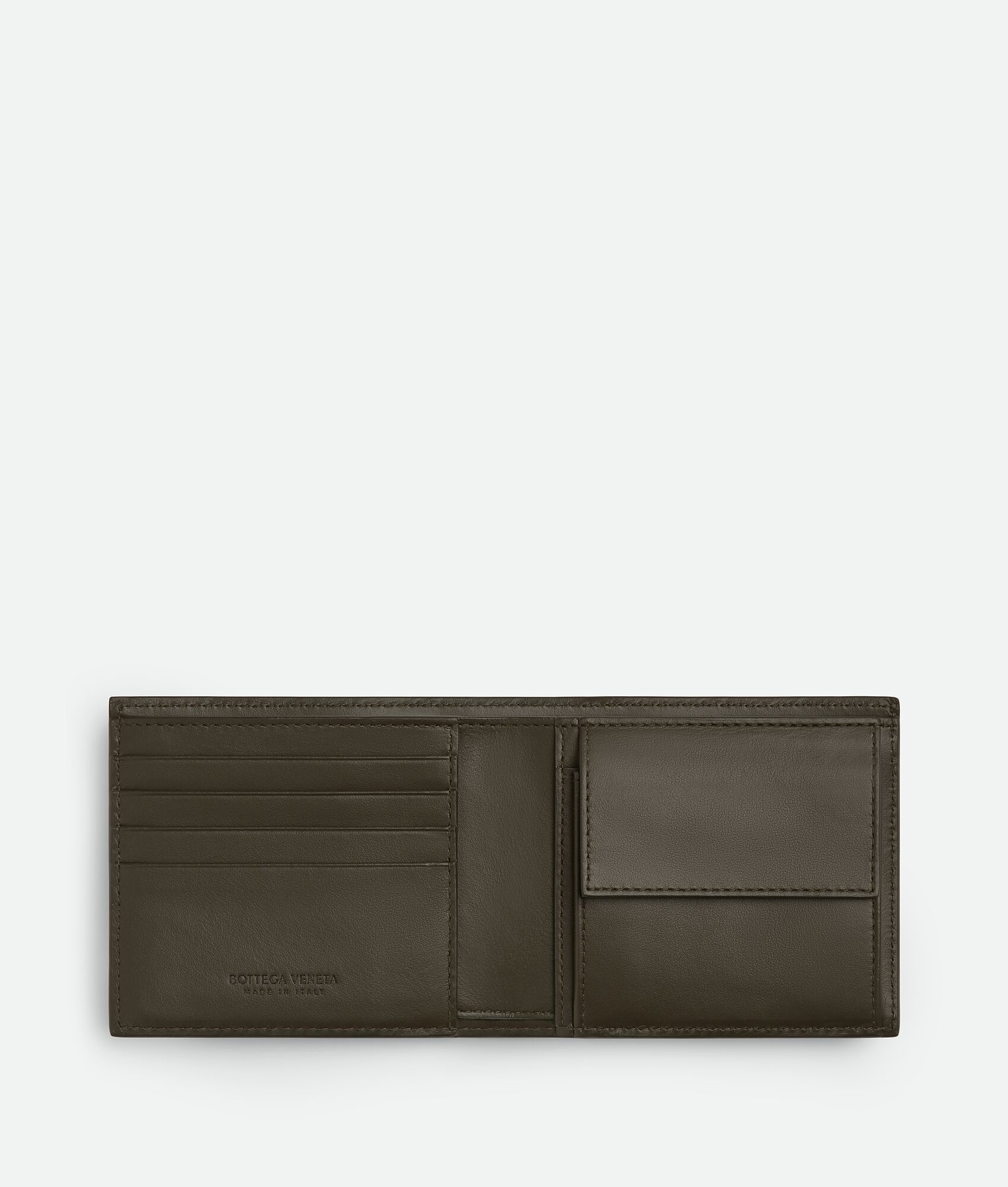 Intrecciato Bi-Fold Wallet With Coin Purse - 2