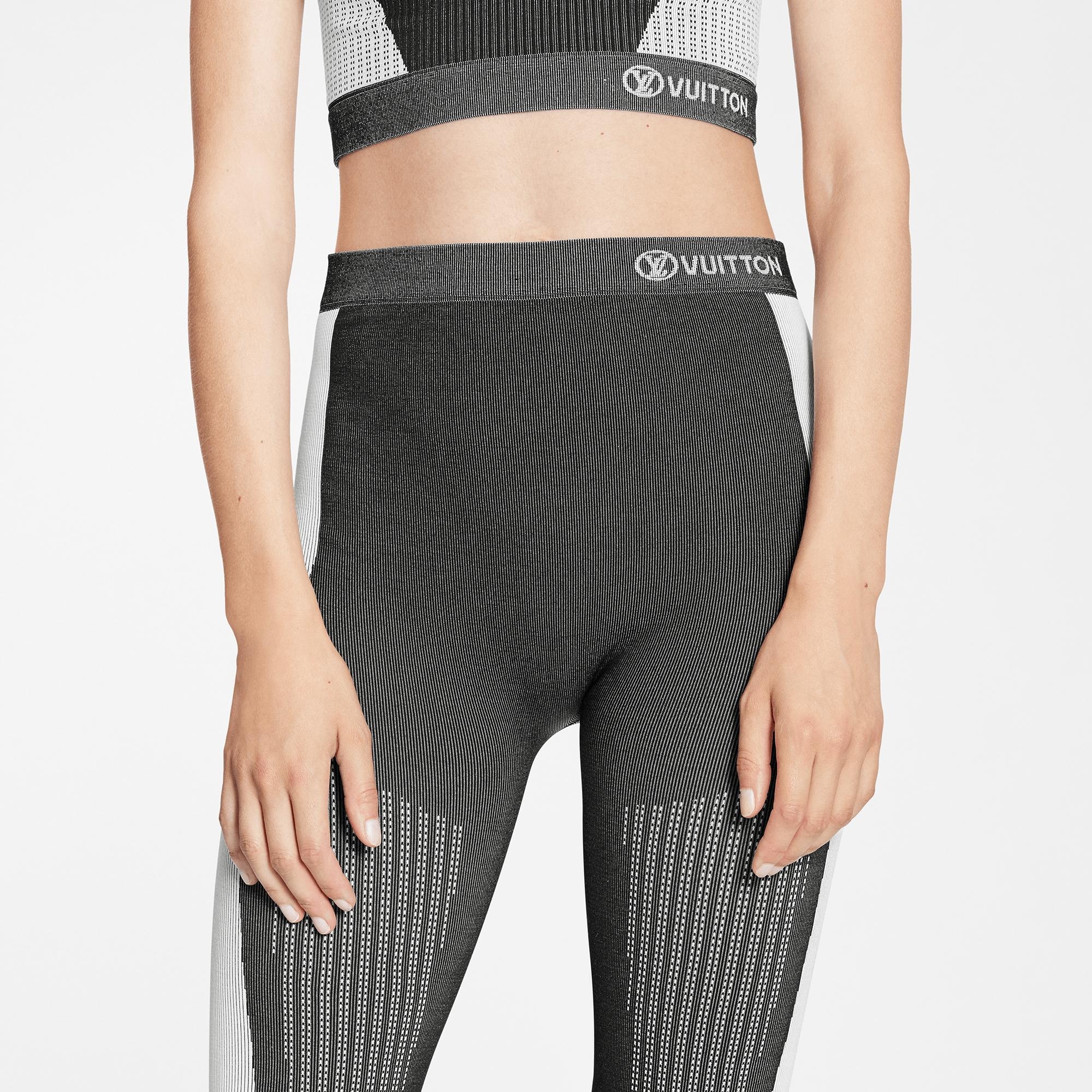 Technical Ribbed Knit Sports Leggings - 3