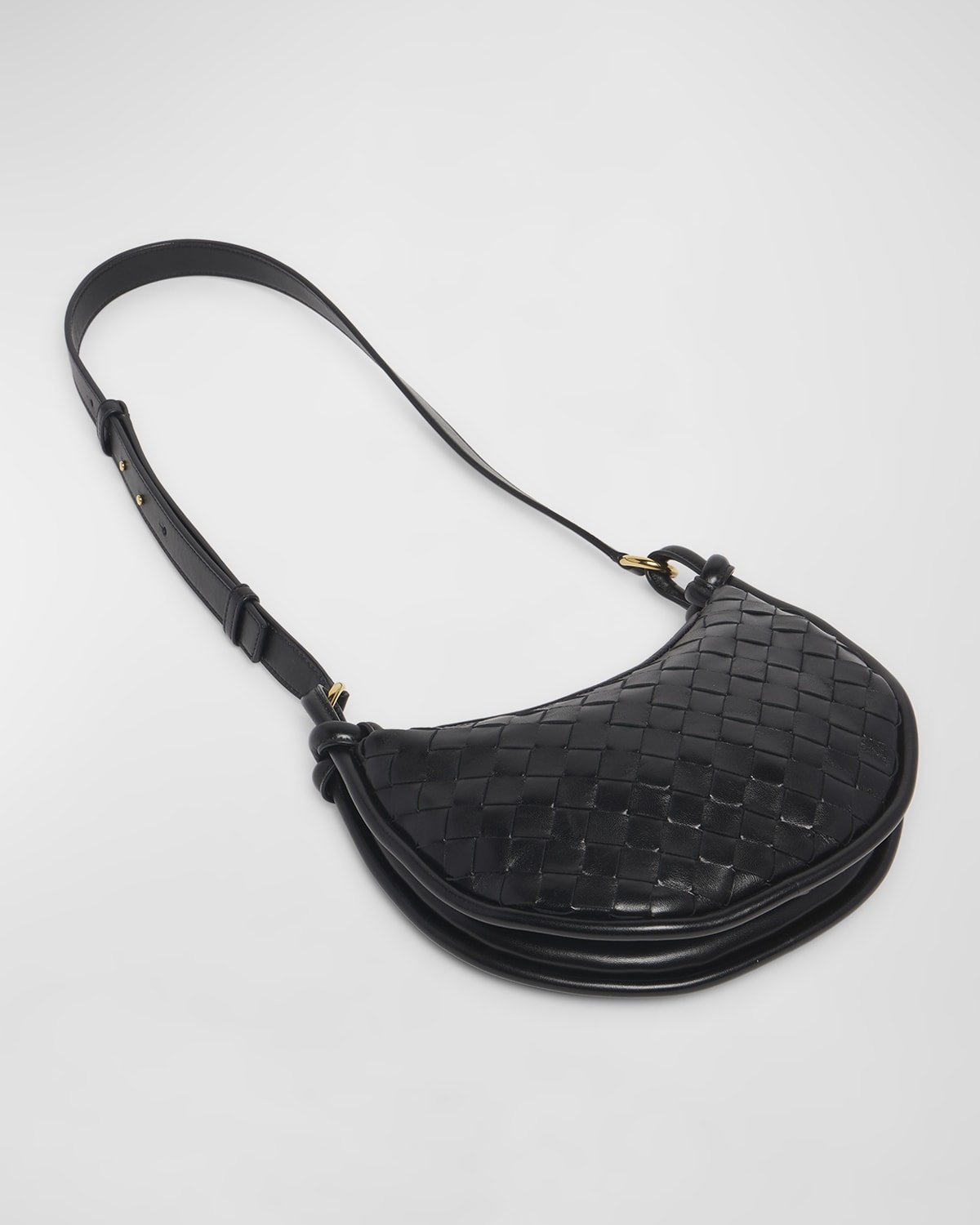 直営店‐BOTTEGA VENETA‐ Gemelli レザーショルダーバッグ Bottega Veneta Gemelli Shoulder Bag Women's Aloe Leather