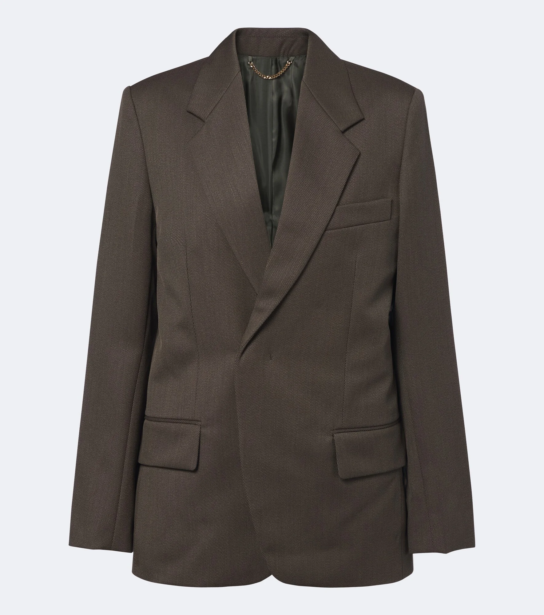Virgin wool twill blazer - 1
