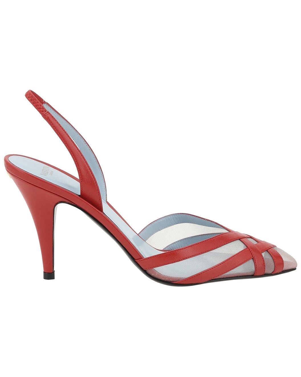 Valentino Decollete Slingback Leather Pump - 2