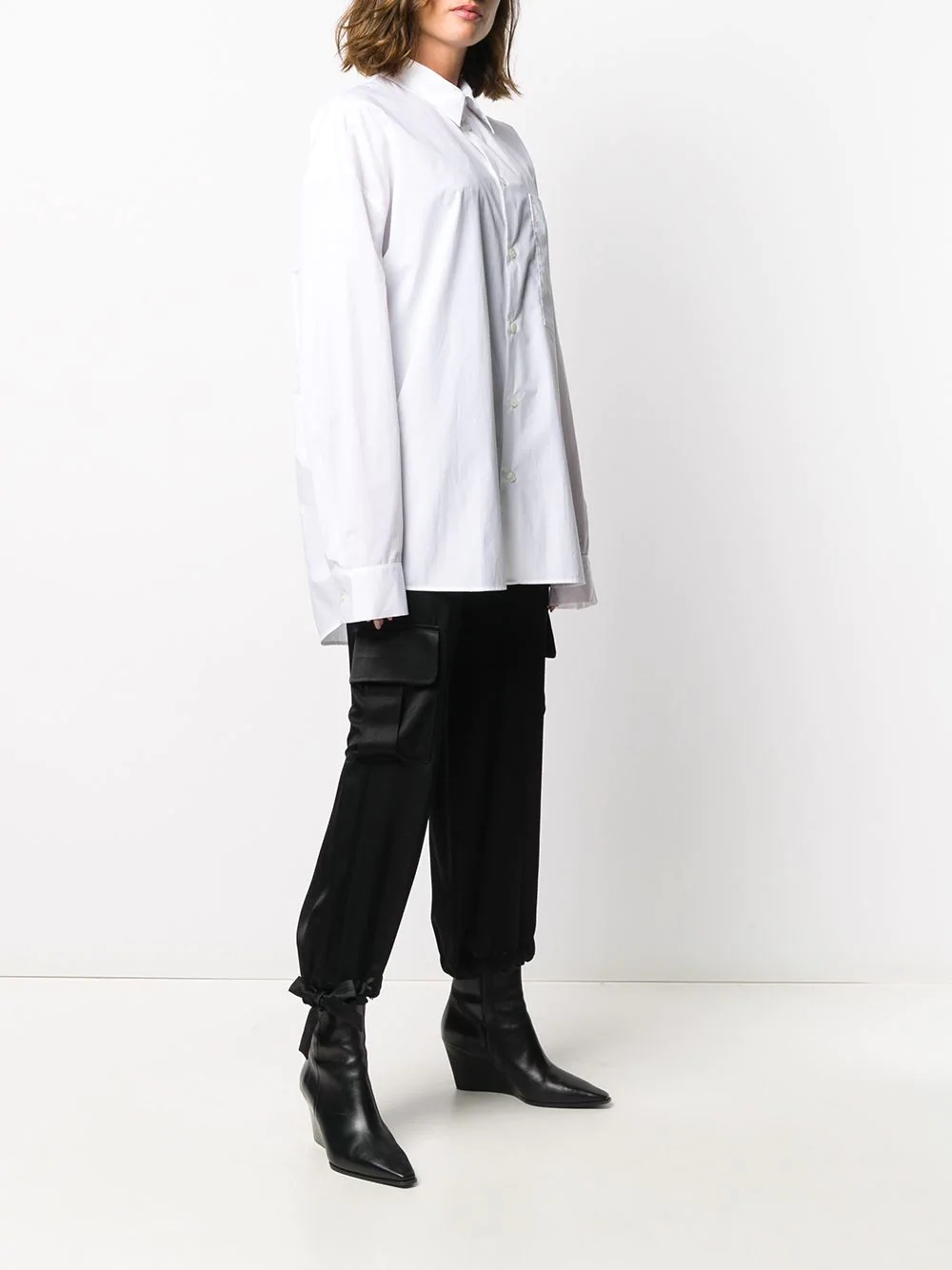 plain oversized shirt  - 3