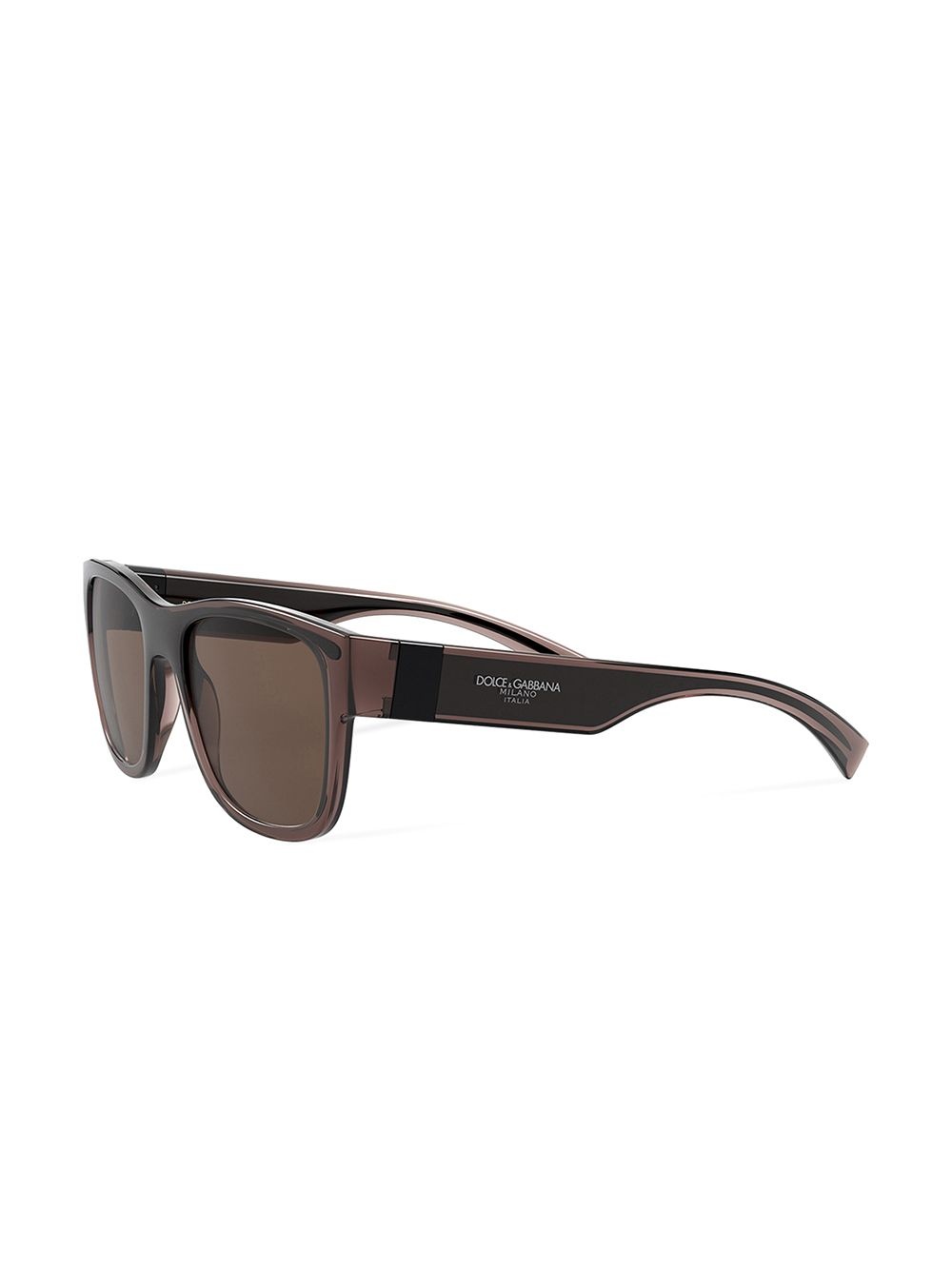 Step injection square-frame sunglasses - 2