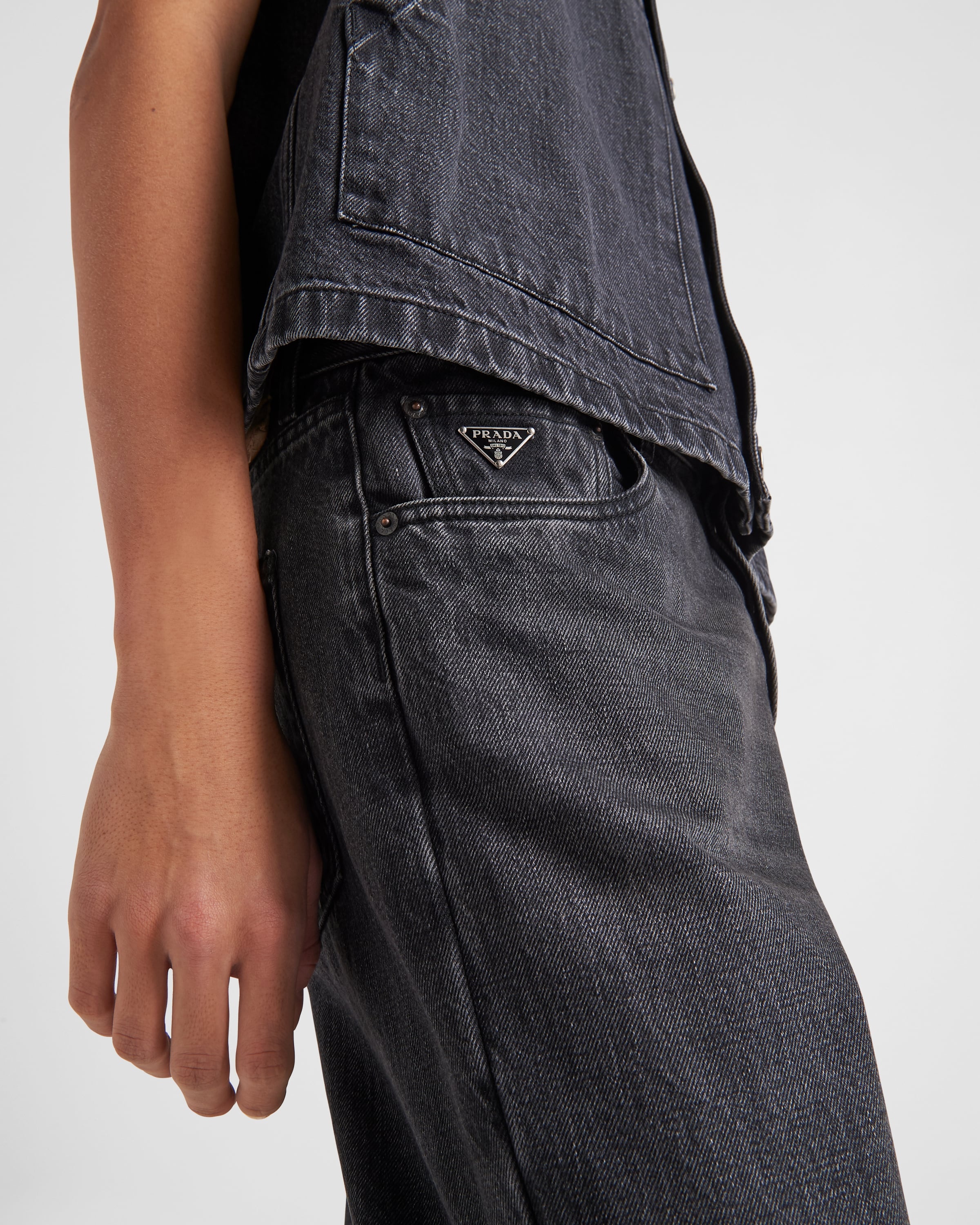 Five-pocket denim jeans - 4