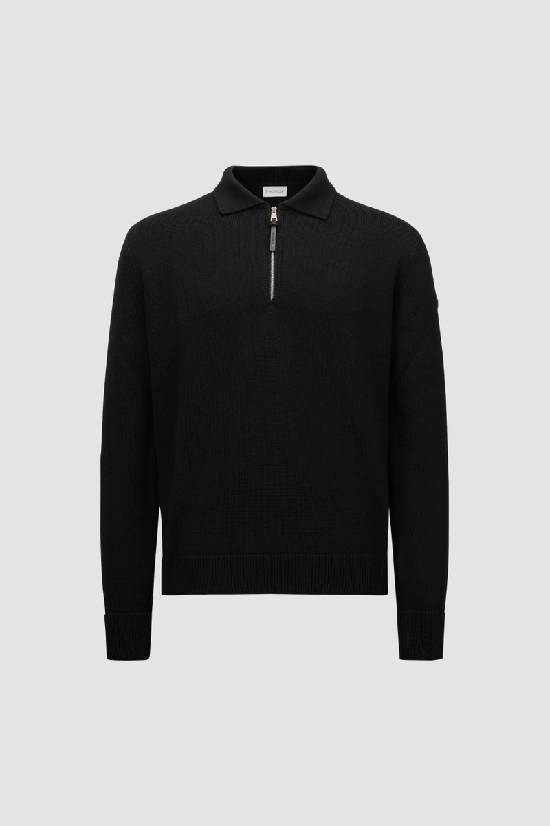 Wool Polo Sweater - 1