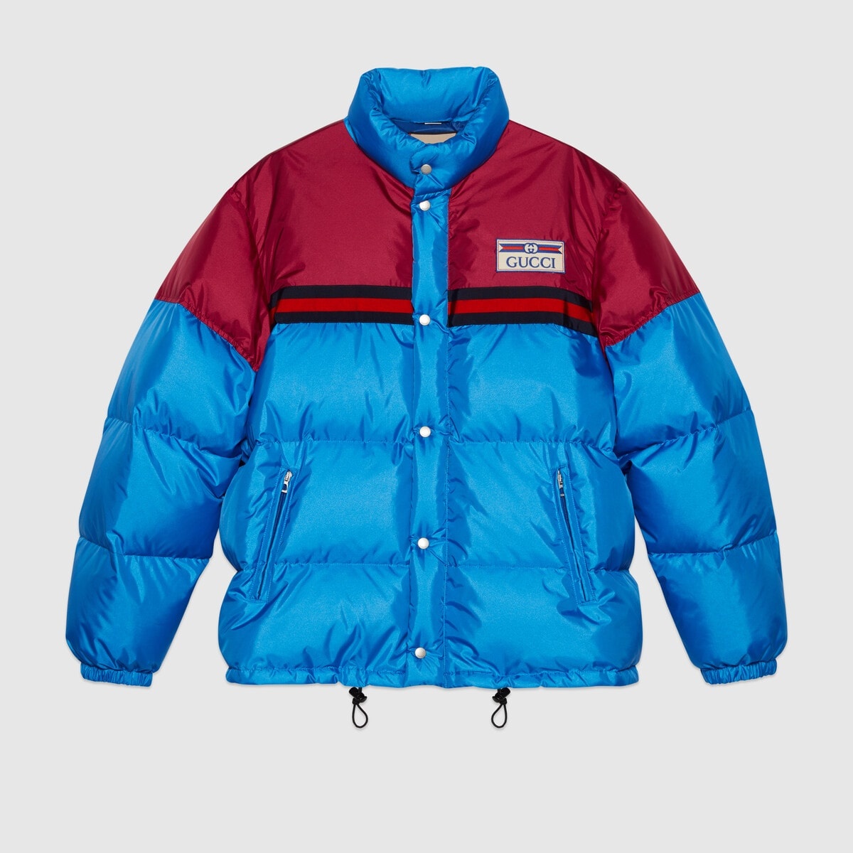 Down padded nylon jacket - 1