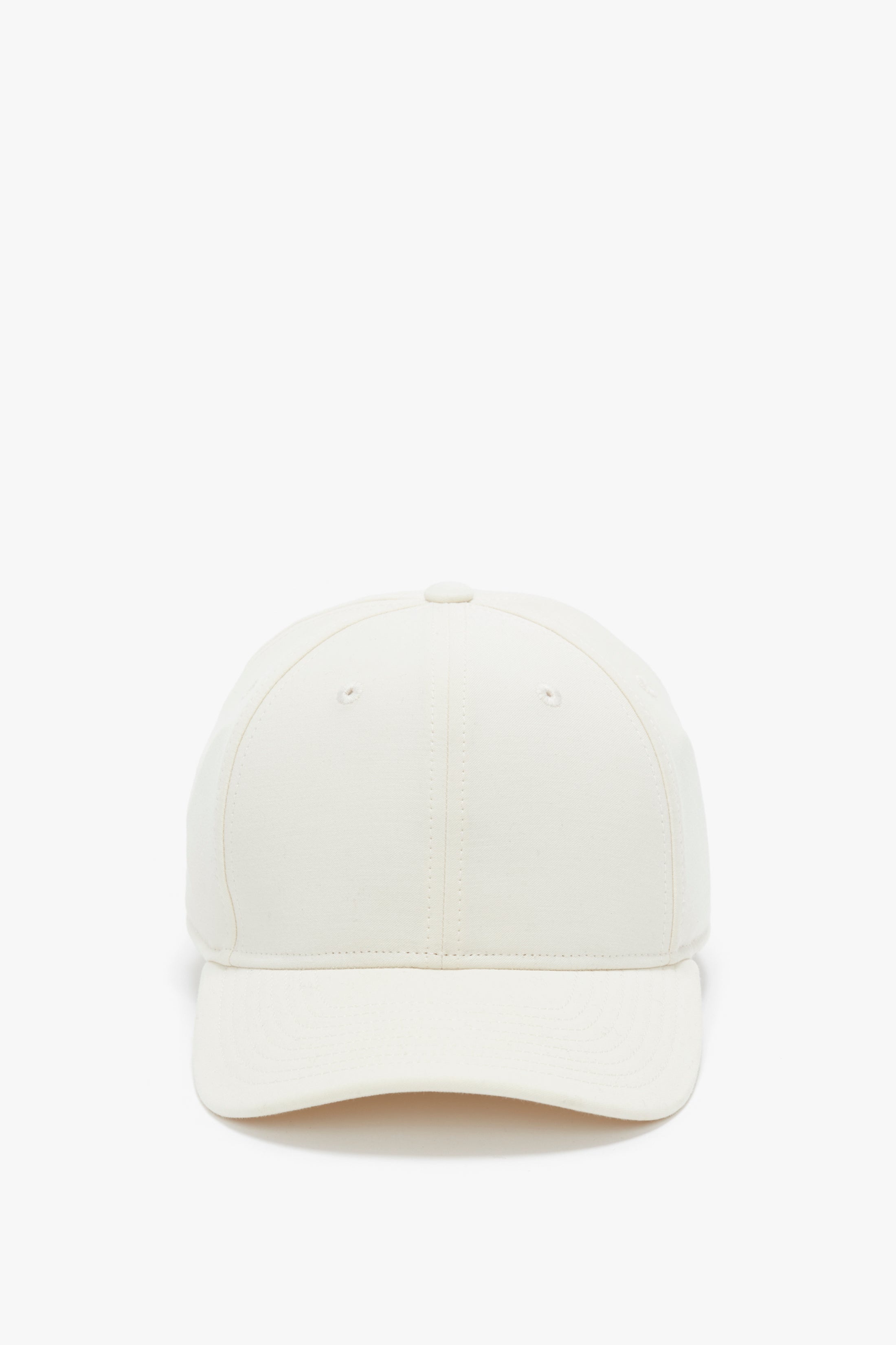 Cotton Crepe Antique White Cap - 1