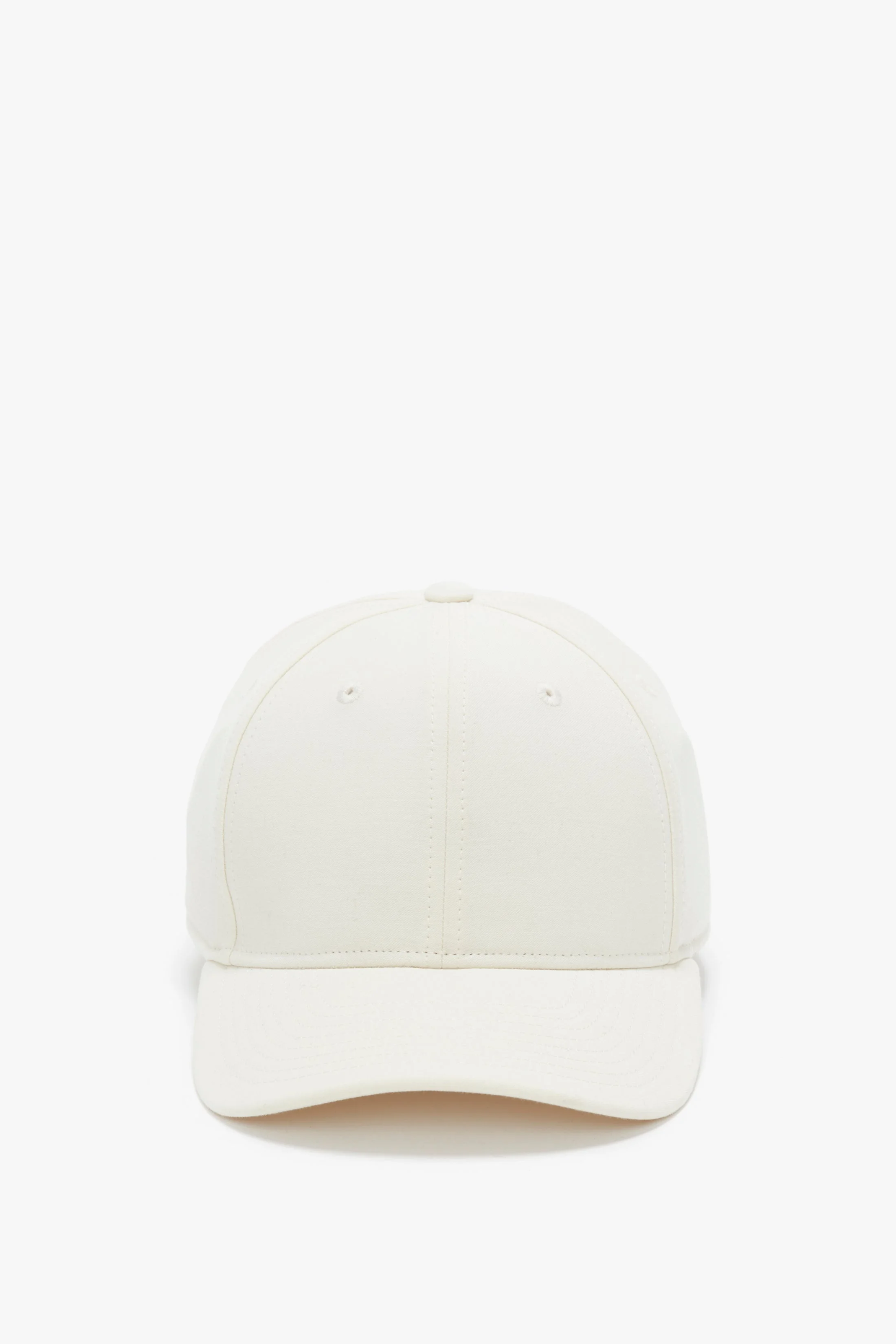 Cotton Crepe Antique White Cap - 1