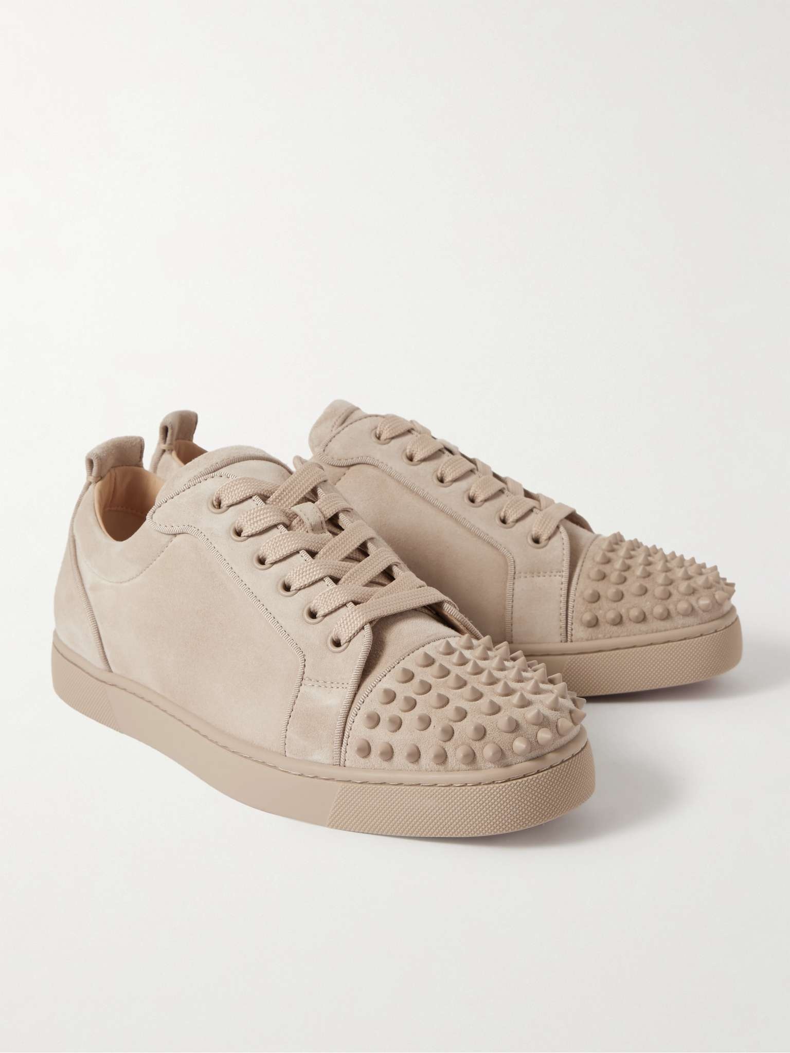 Louis Junior Spikes Cap-Toe Suede Sneakers - 4