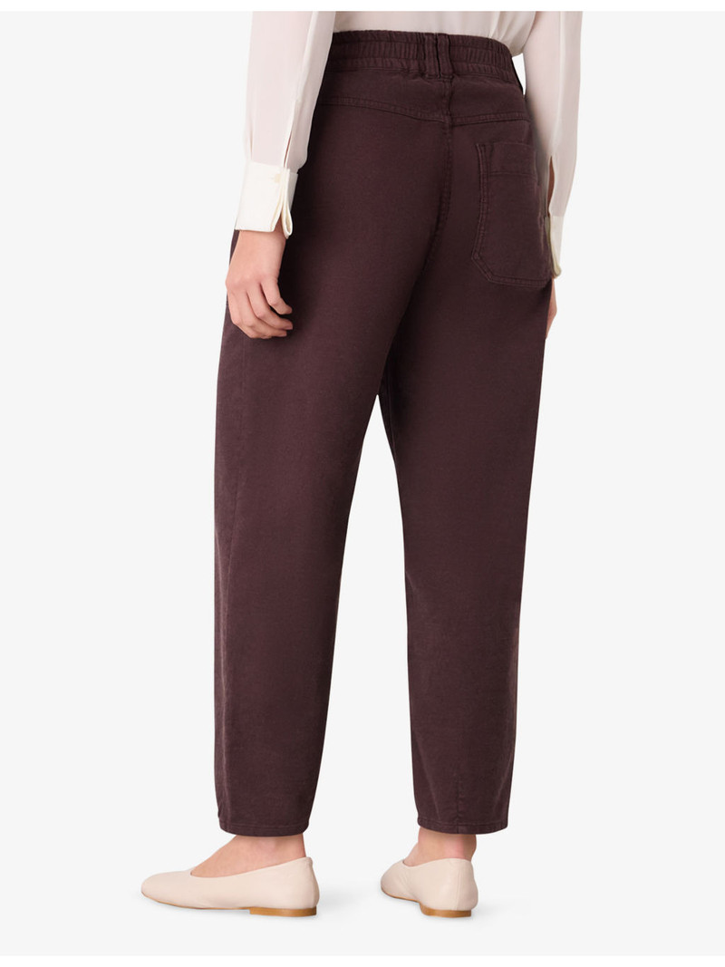 Tessa Relaxed-Fit Mid-Rise Stretch Cotton-Blend Trousers 4