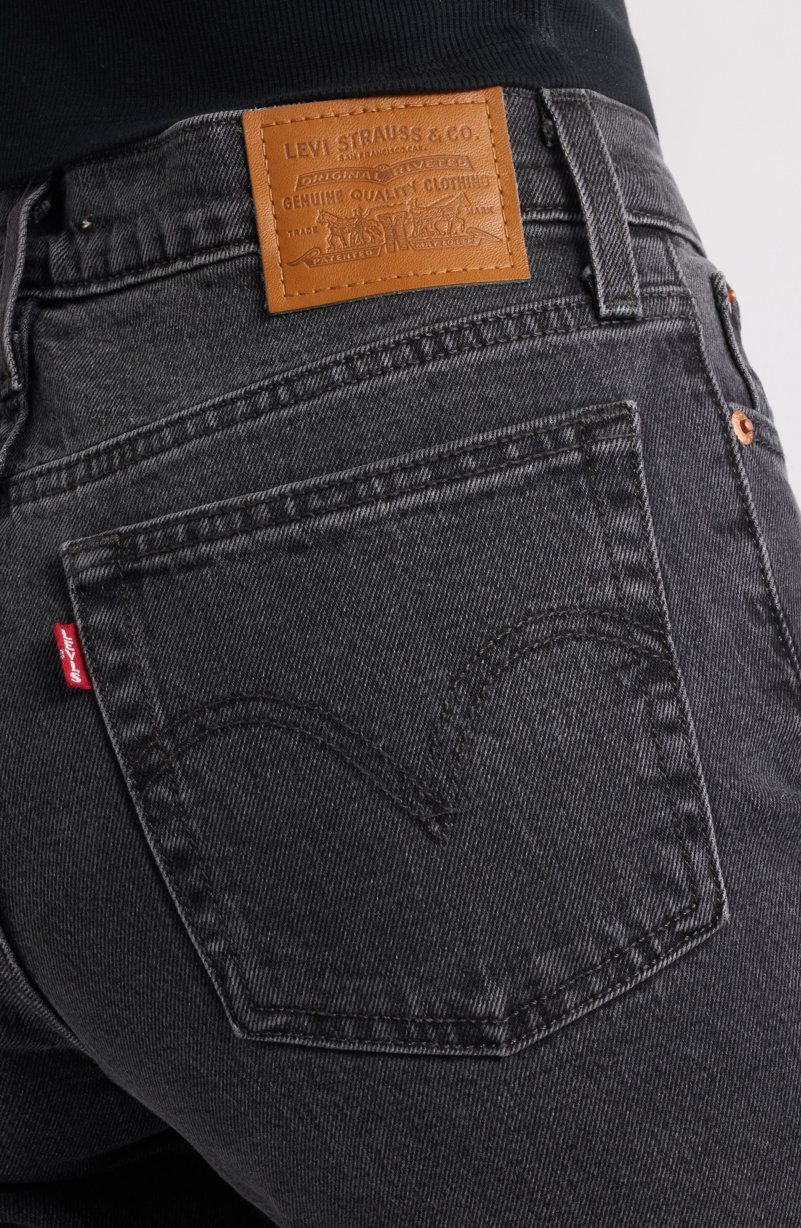 levi's Wedgie High Waist Bootcut Jeans in On The Town No Crackle at Nordstrom - 4