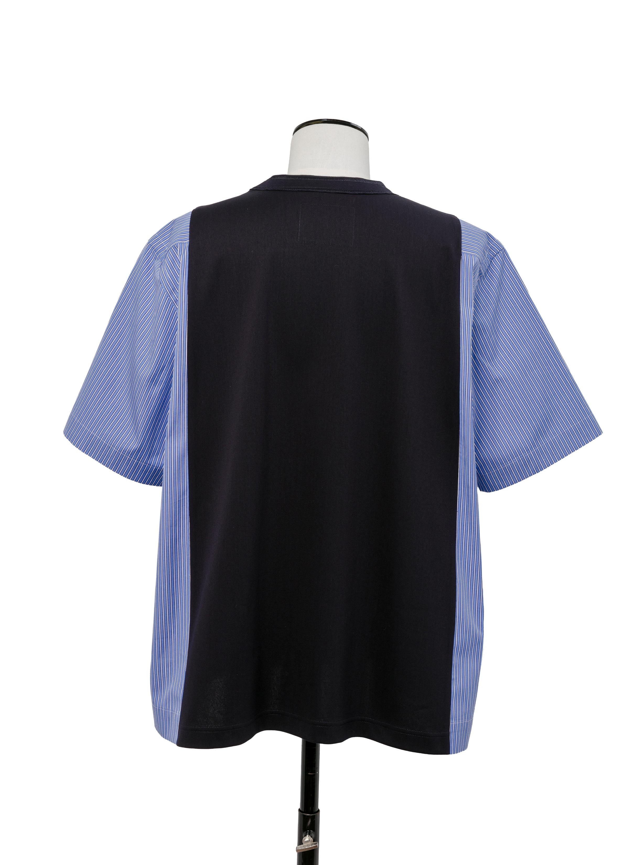 Poplin x Cotton Jersey T-Shirt - 4