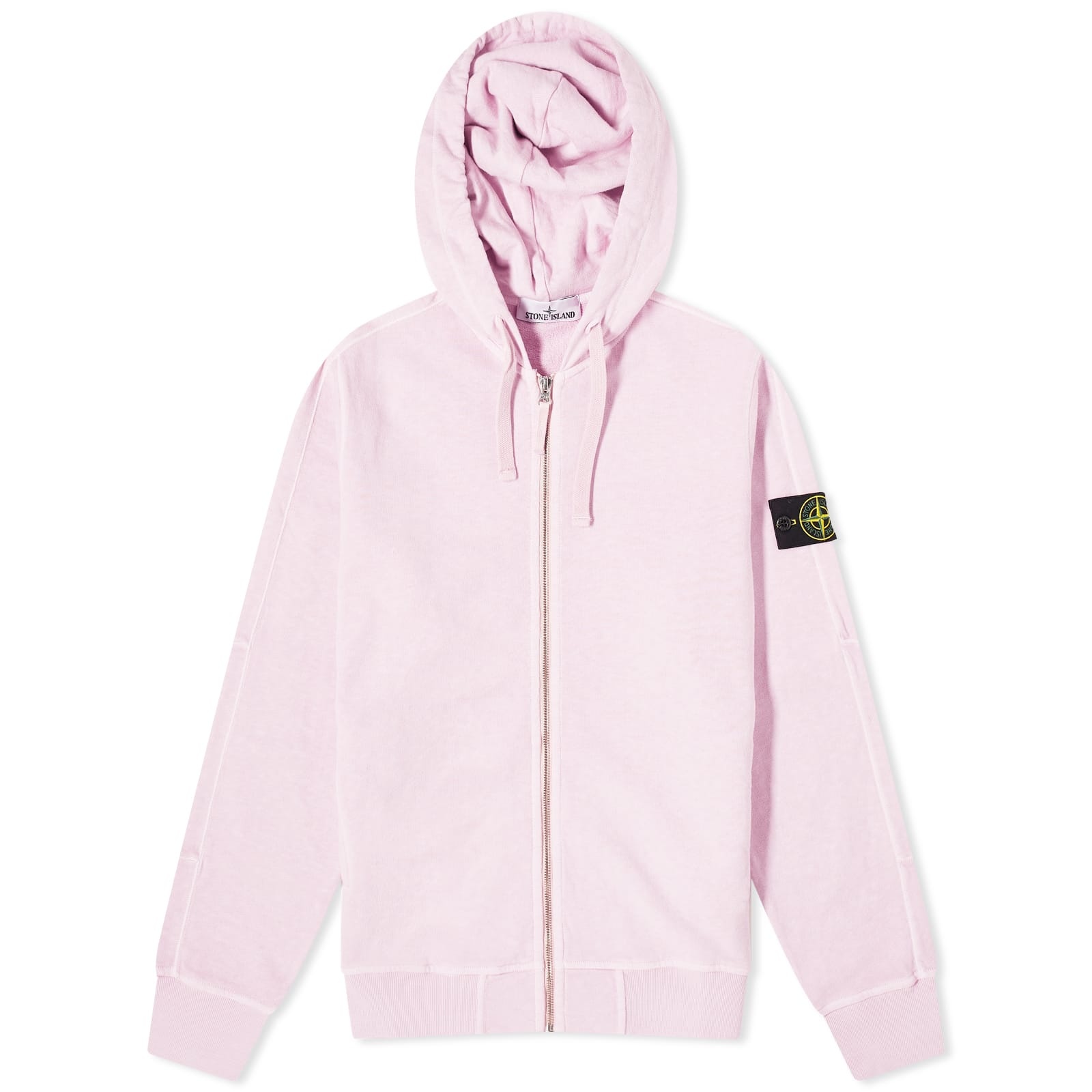 Stone Island Garment Dyed Malfile Zip Hoodie - 1