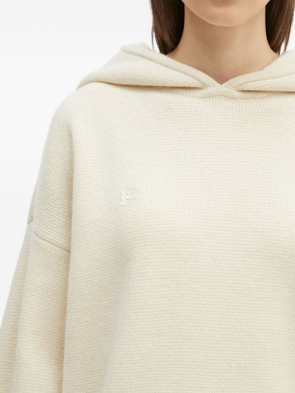 balloon-sleeve hoodie - 4