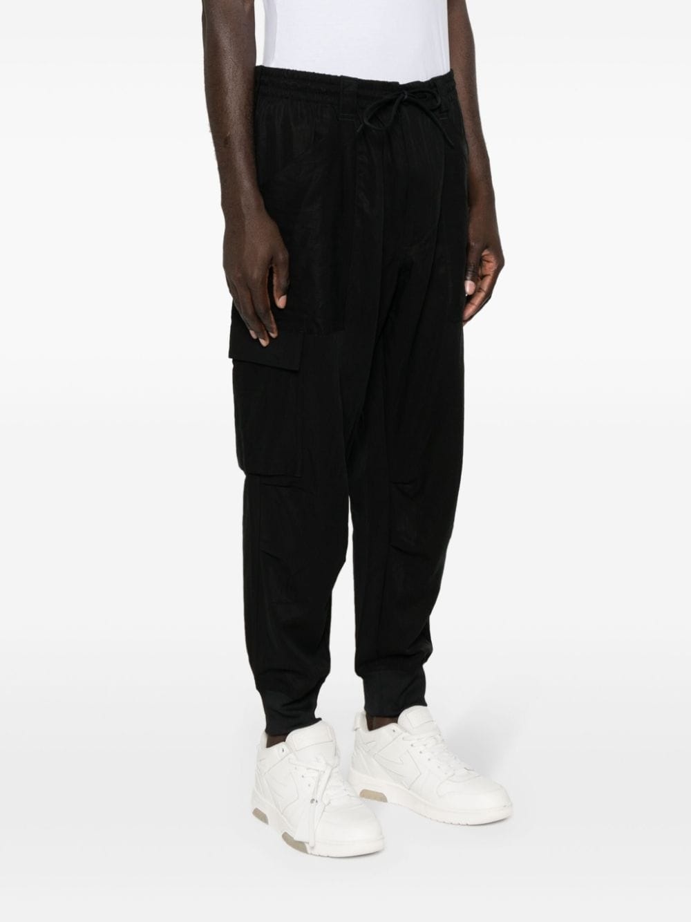 twill cargo pants - 4