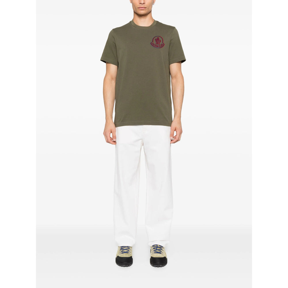 Moncler Green T-Shirts & Vests - T-Shirts Men - 4