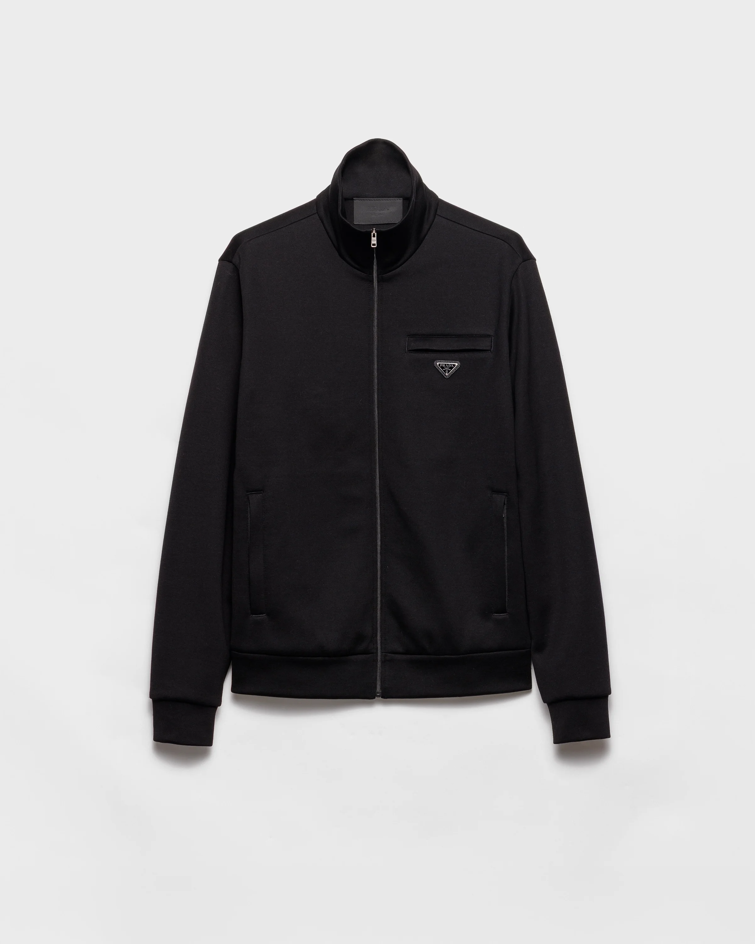 Technical cotton blouson jacket - 1