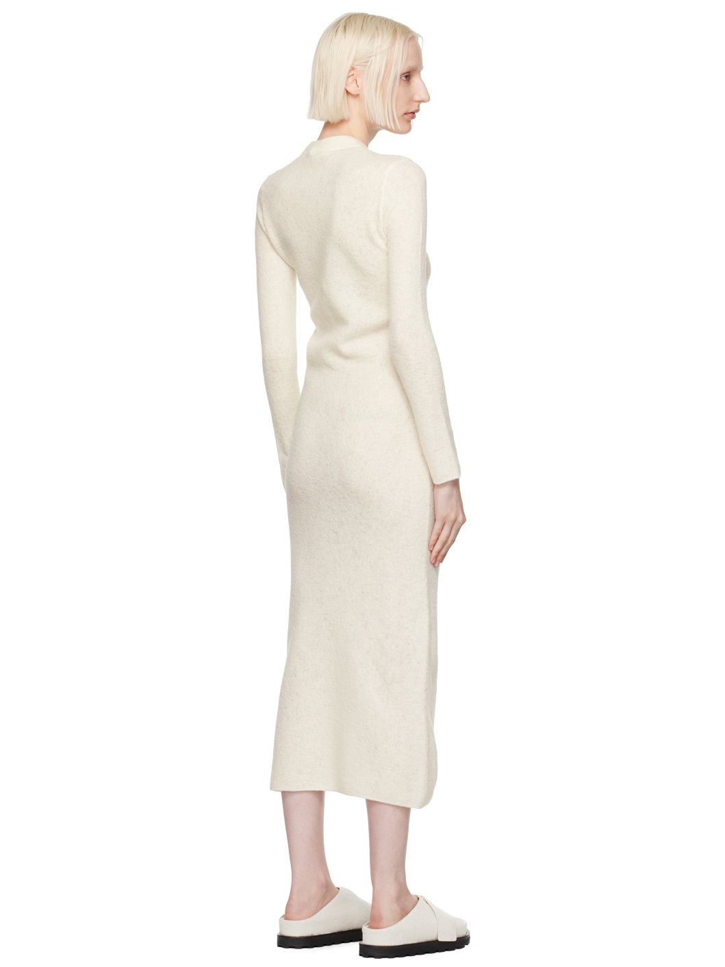 Off-White Layered Maxi Dress - 3