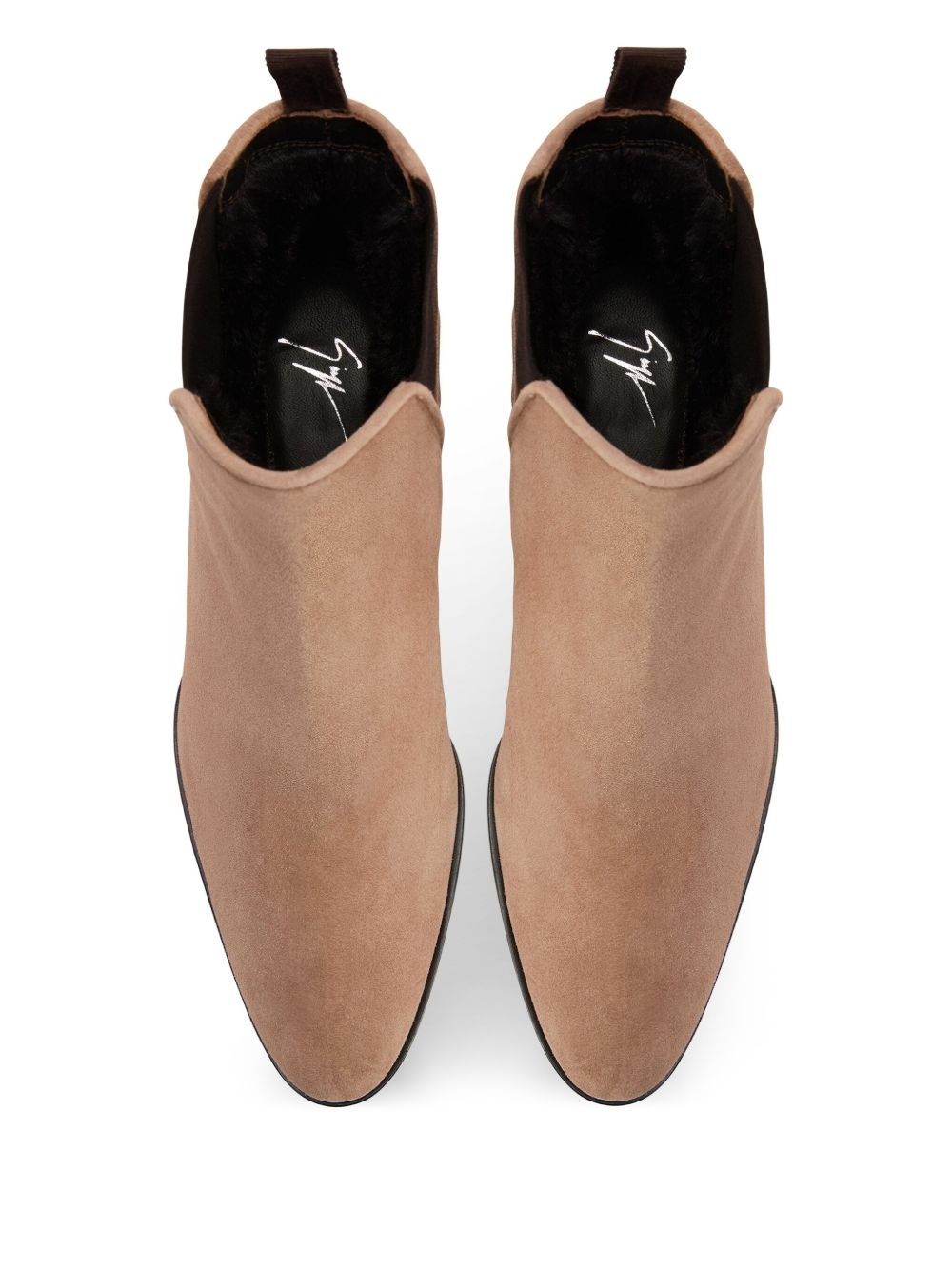 Judy elastic-panel suede boots - 2