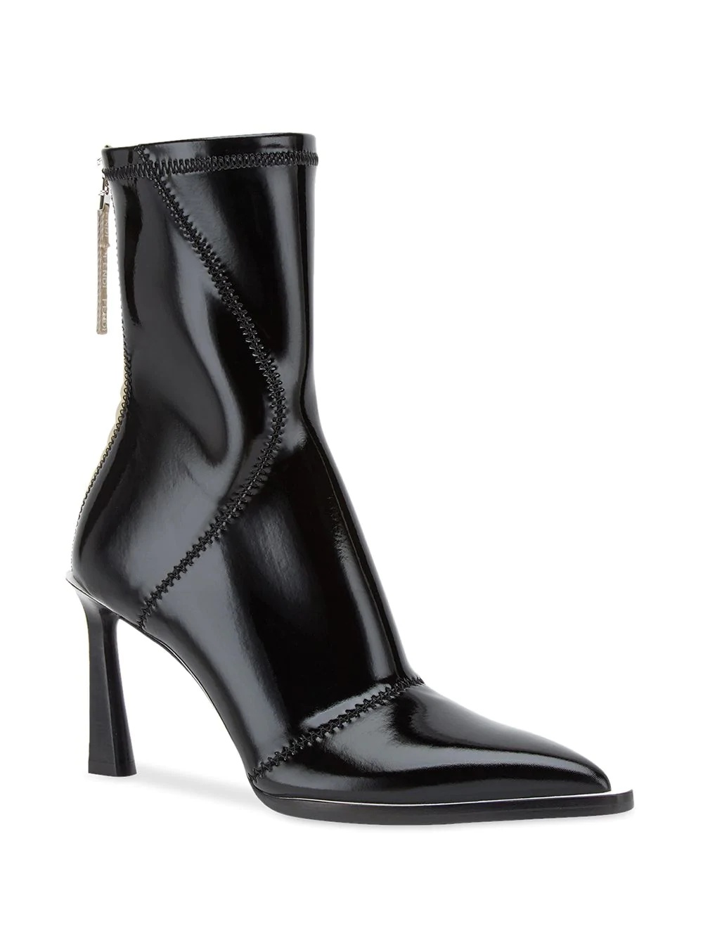 FFrame structured heel ankle boots - 2