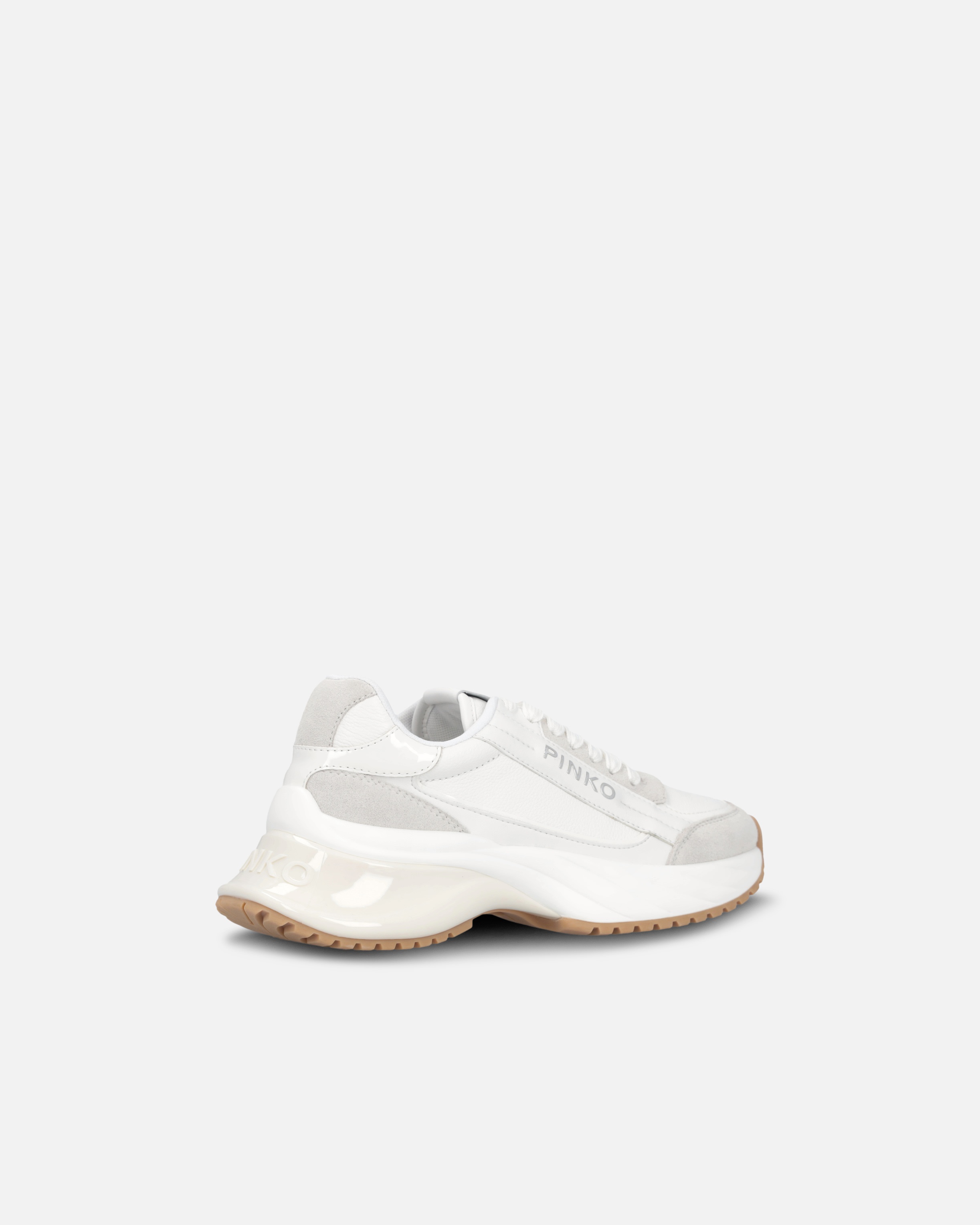 ARIEL LEATHER SNEAKERS WITH CONTRASTING DETAILS - 3