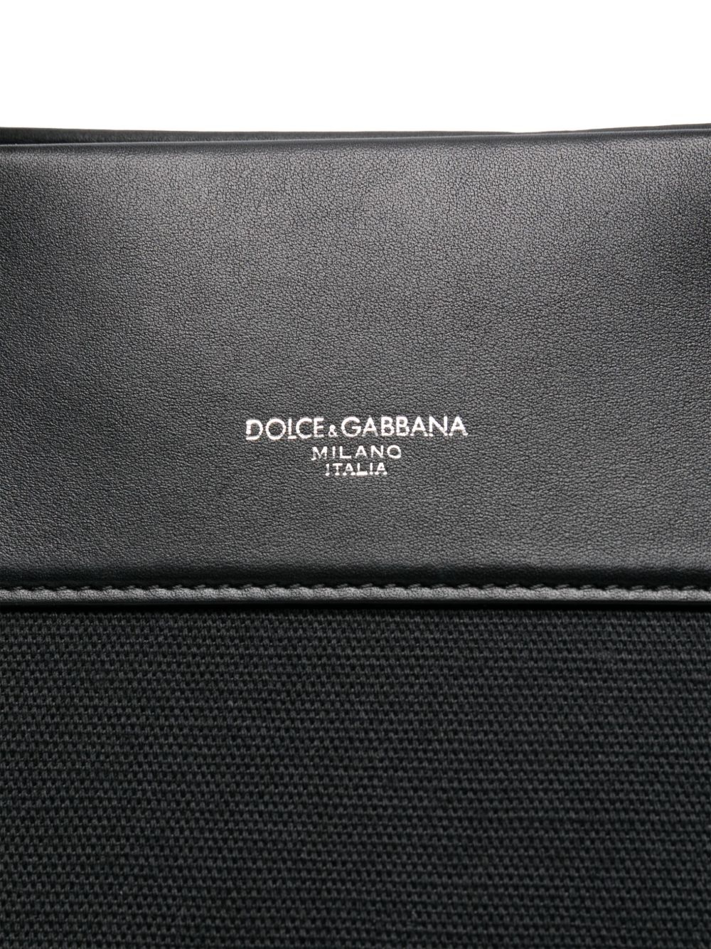 leather-trim tote bag - 4