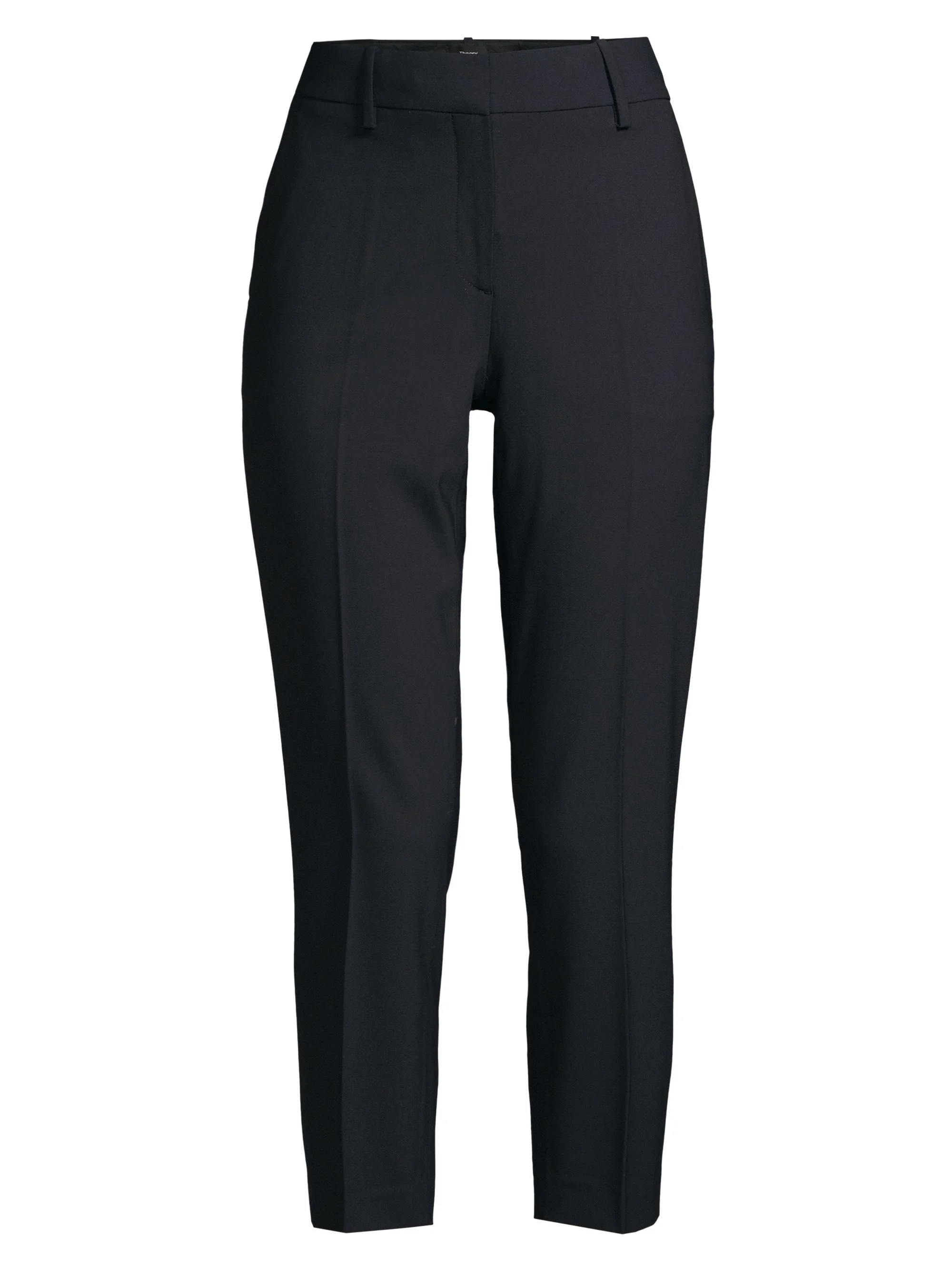 Women's Treeca Skinny-Leg Cropped Classic Suiting Pants - Deep Navy - 1