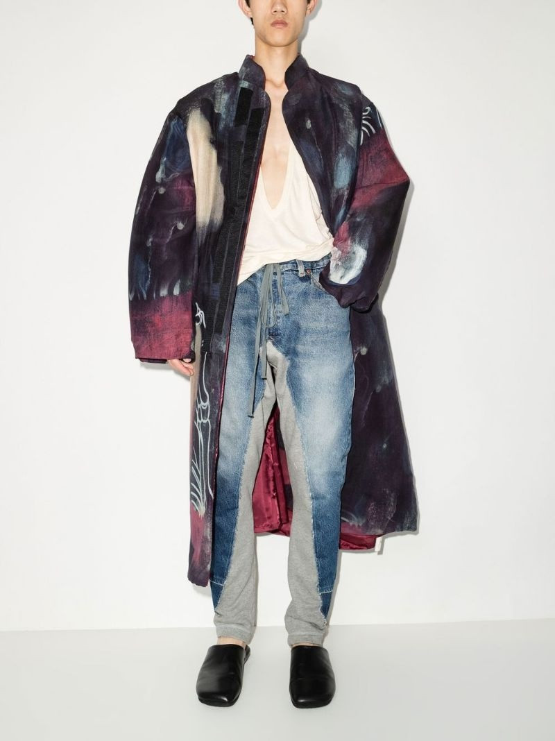 panelled straight-leg trousers 5