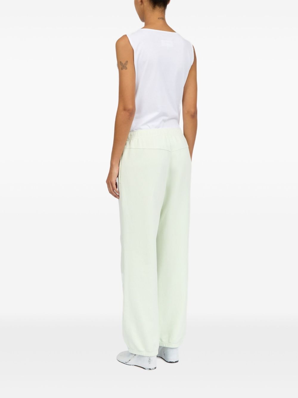 Numbers-motif track pants - 5
