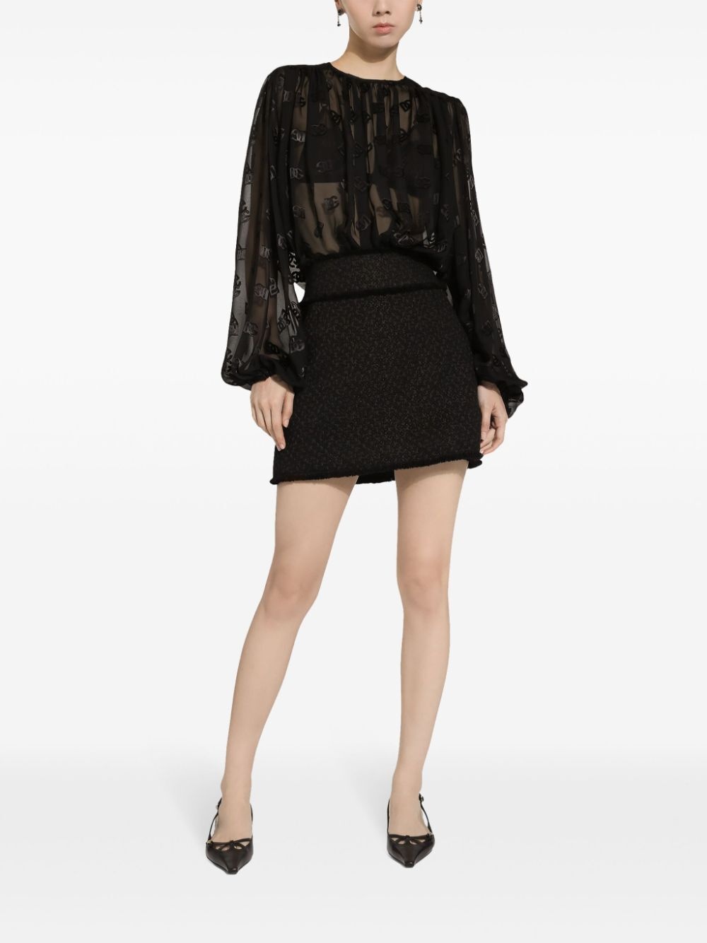 Dolce & Gabbana Women Gonna Raschel Tweed - 5