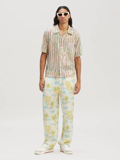 Palm Angels RAINBOW SEQUINS BOWLING SHIRT outlook