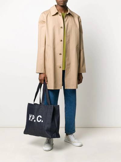 A.P.C. Daniela denim tote outlook