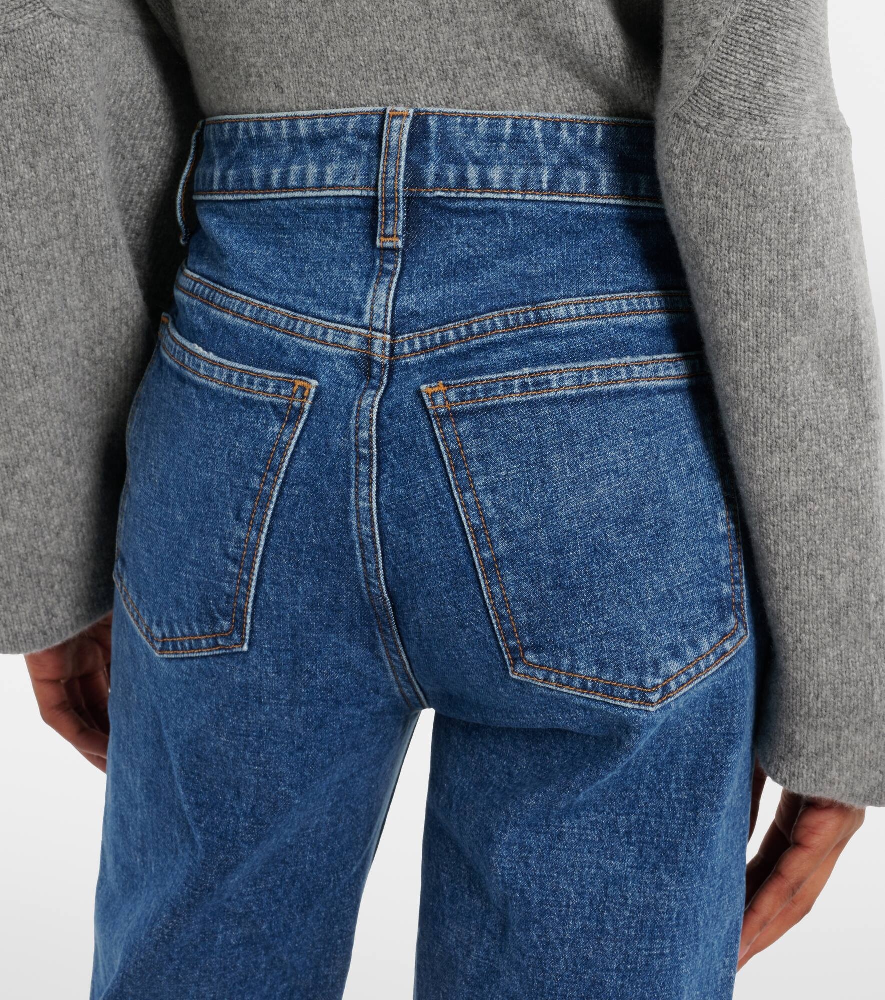 Abigail high-rise straight jeans - 6