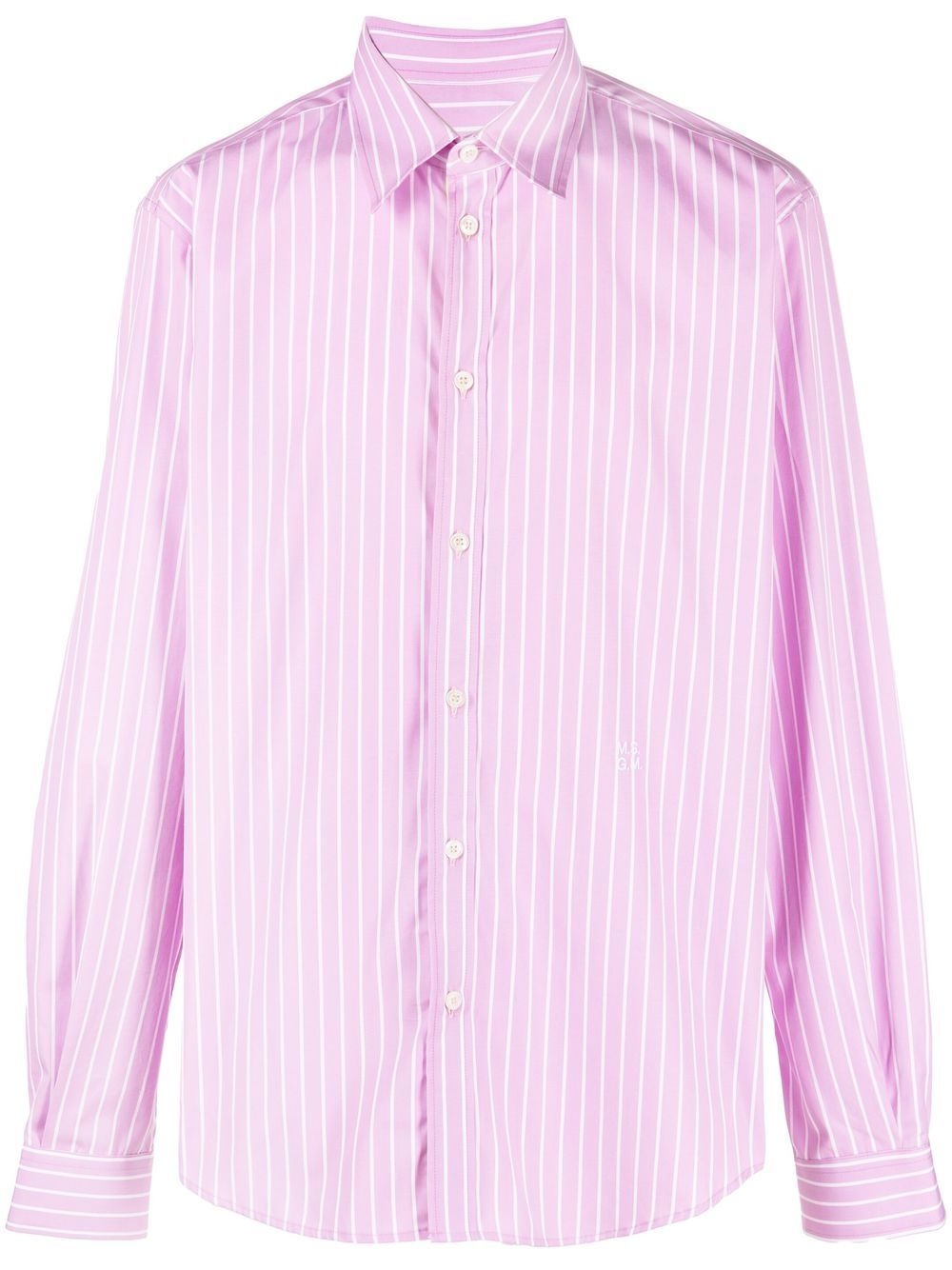 striped cotton shirt - 1