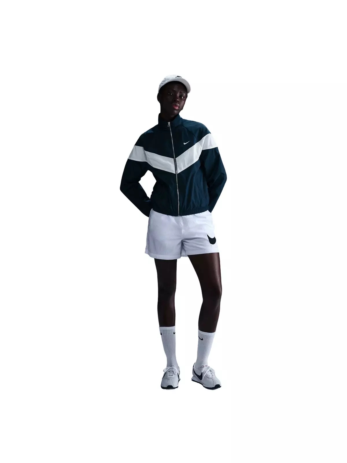 Women's Windrunner Loose UV Woven Full-Zip Jacket - Blue - 4