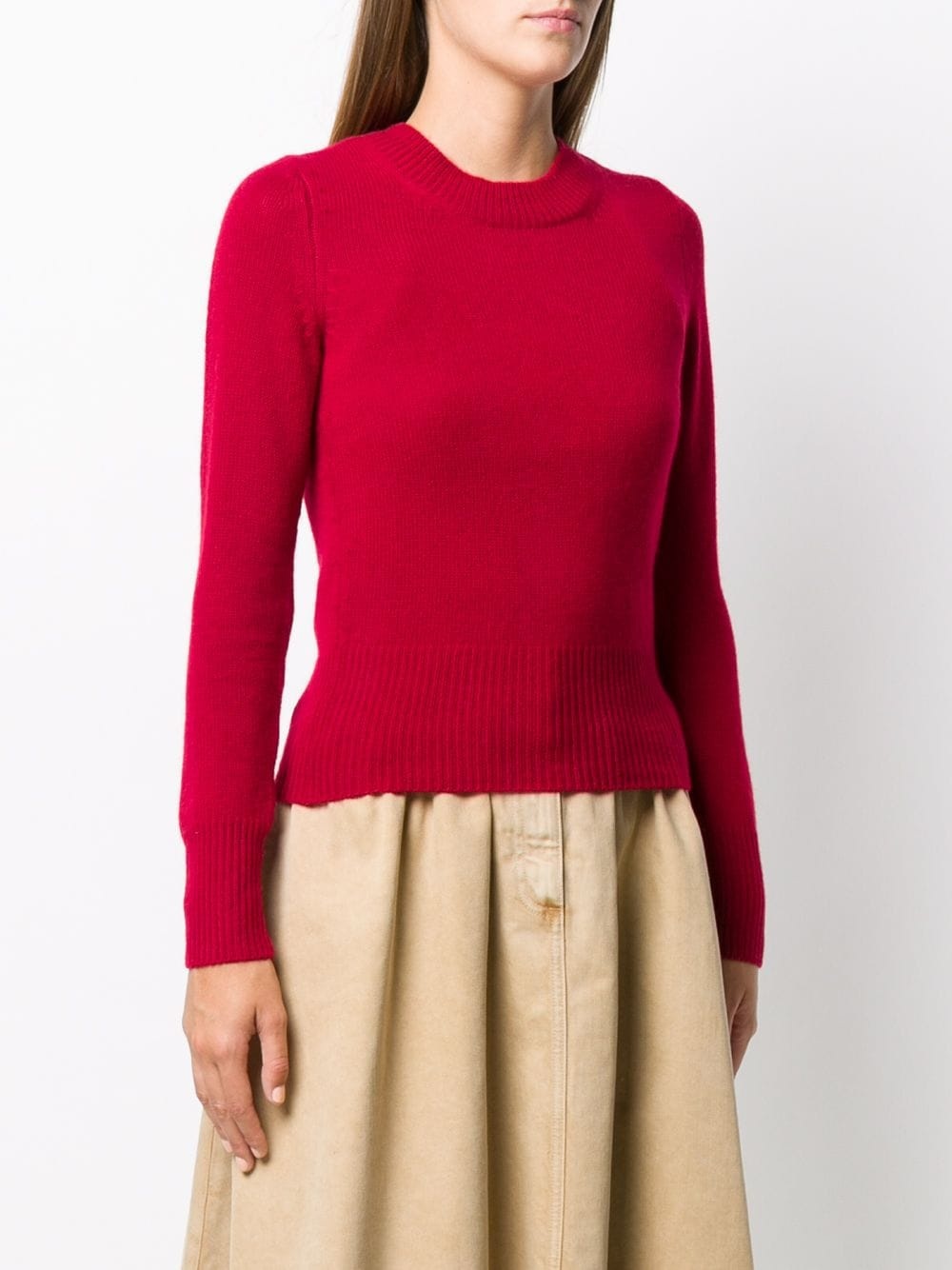 crew neck knitted jumper - 3